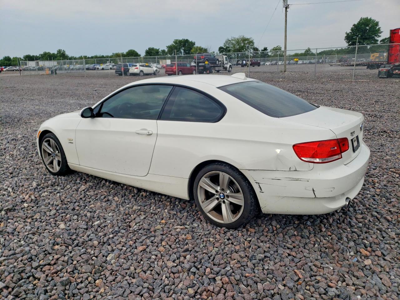 2009 Bmw 335 Xi White vin: WBAWC73579E068083