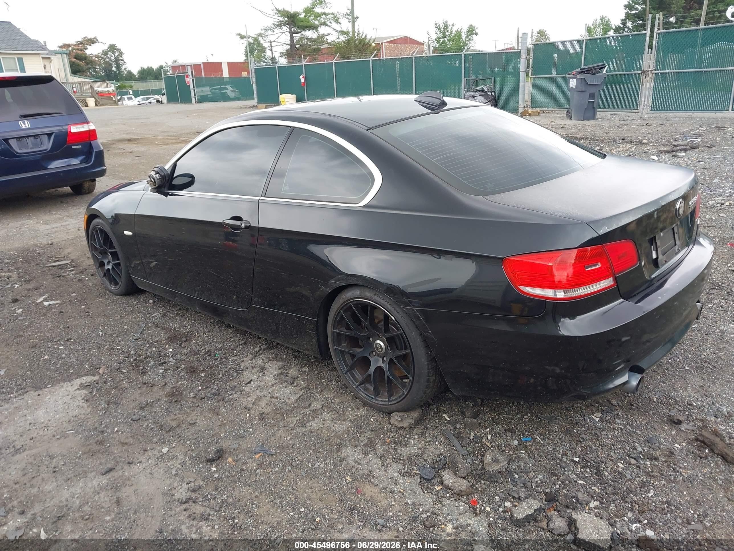 2008 Bmw 335xi   Black vin: WBAWC73598E067127