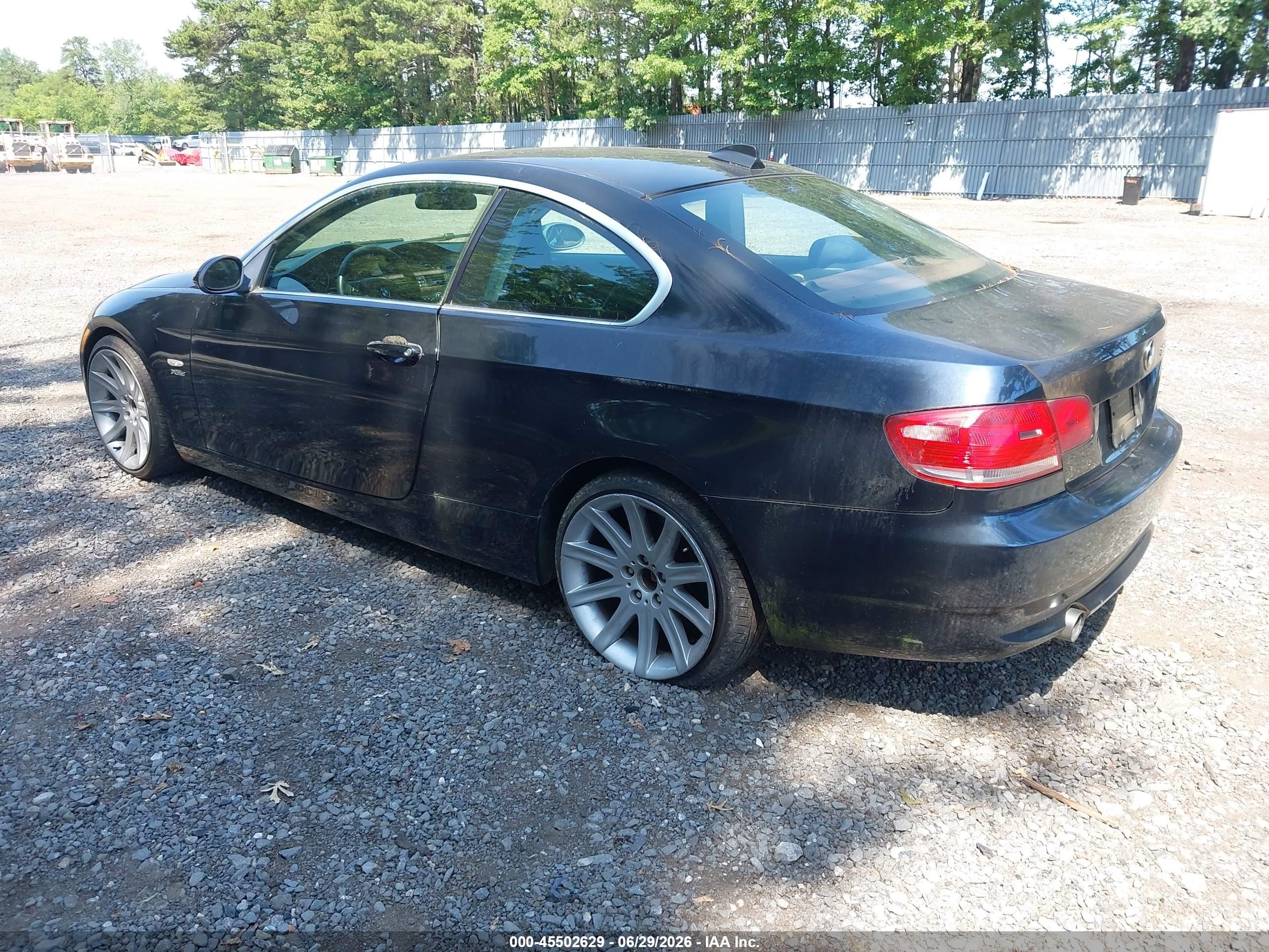 2009 Bmw 335i Xdrive Black vin: WBAWC735X9E063721