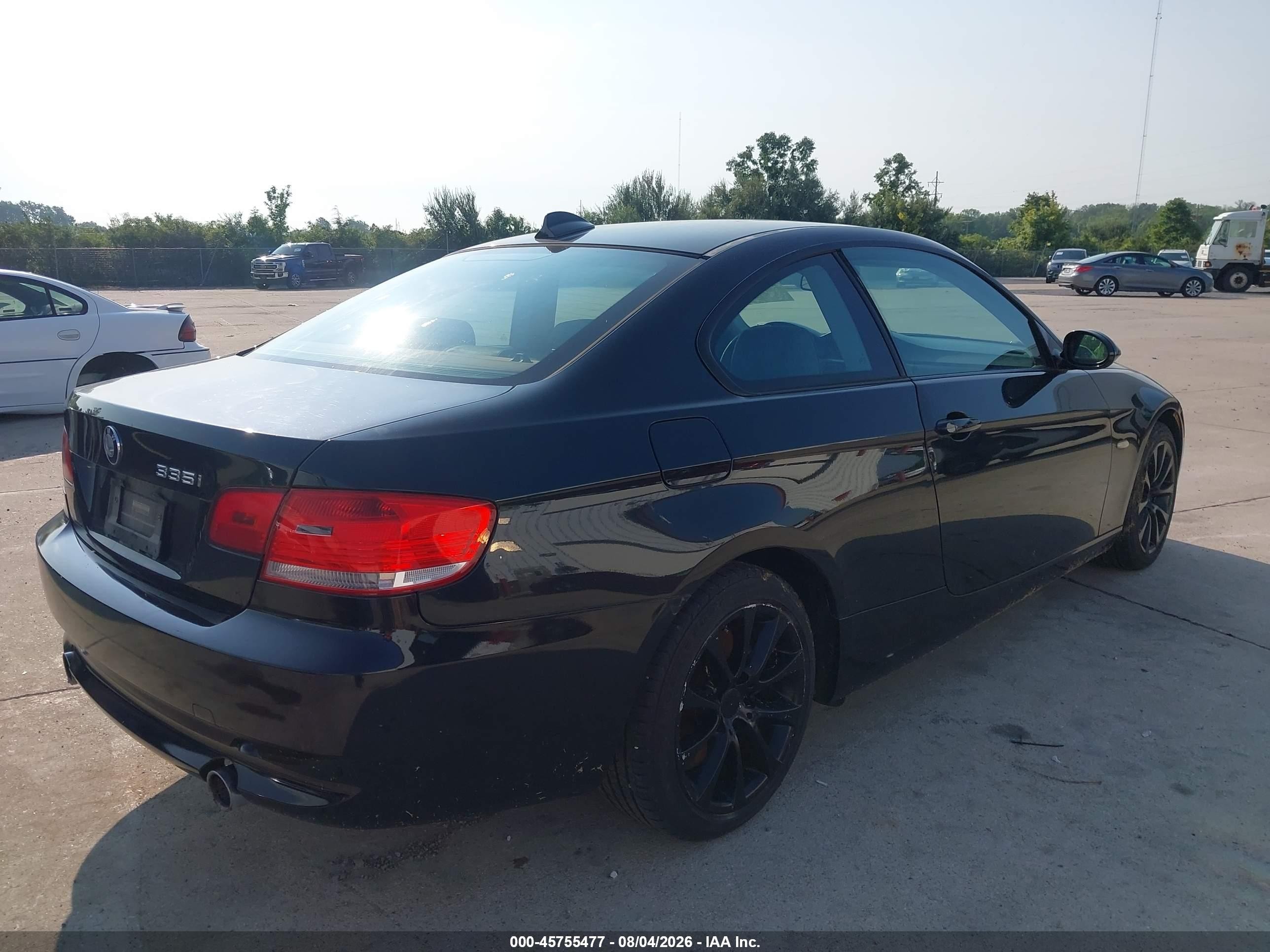 2009 Bmw 335i Xdrive Black vin: WBAWC735X9E068367