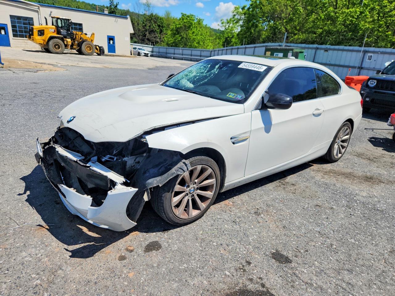 2010 Bmw 335 Xi White vin: WBAWC7C50AE270963
