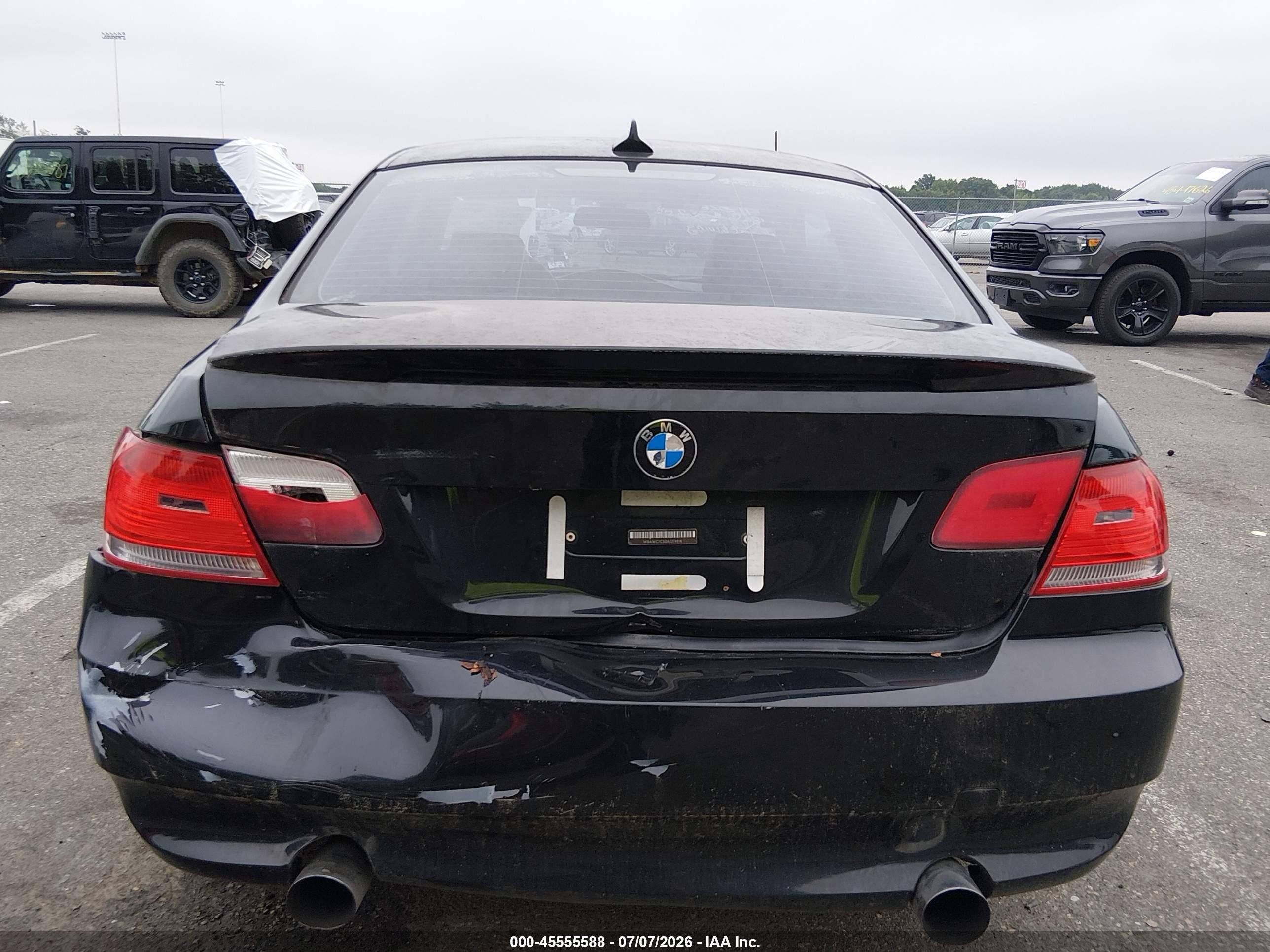 2010 Bmw 335i Xdrive Black vin: WBAWC7C50AE274818