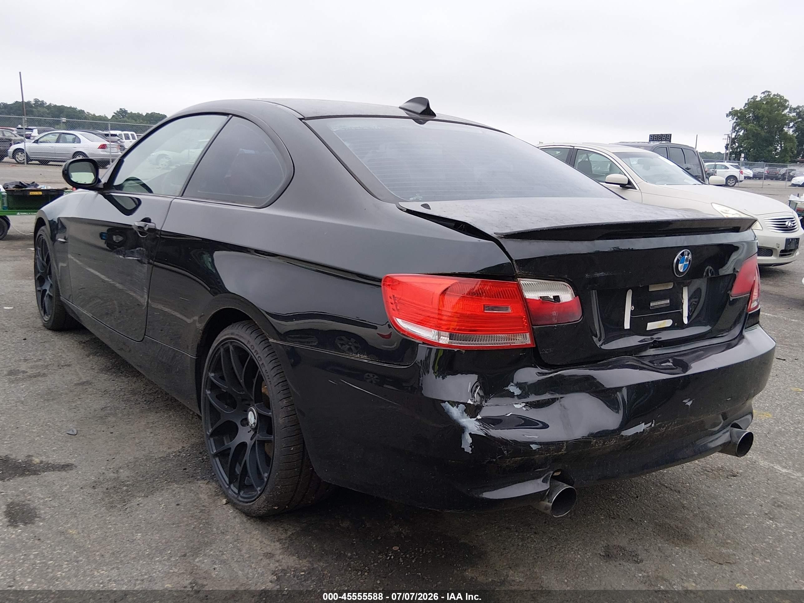 2010 Bmw 335i Xdrive Black vin: WBAWC7C50AE274818