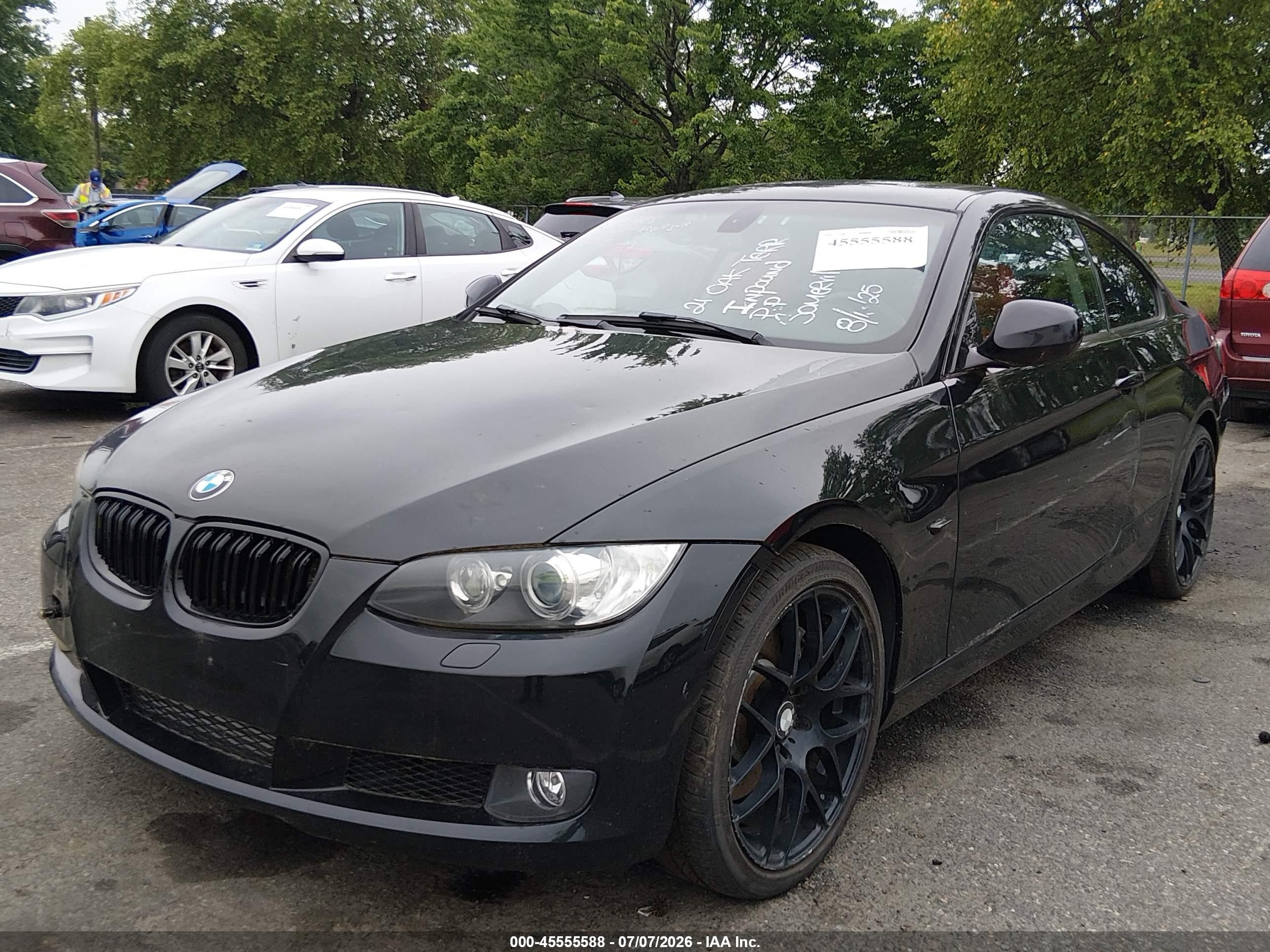 2010 Bmw 335i Xdrive Black vin: WBAWC7C50AE274818