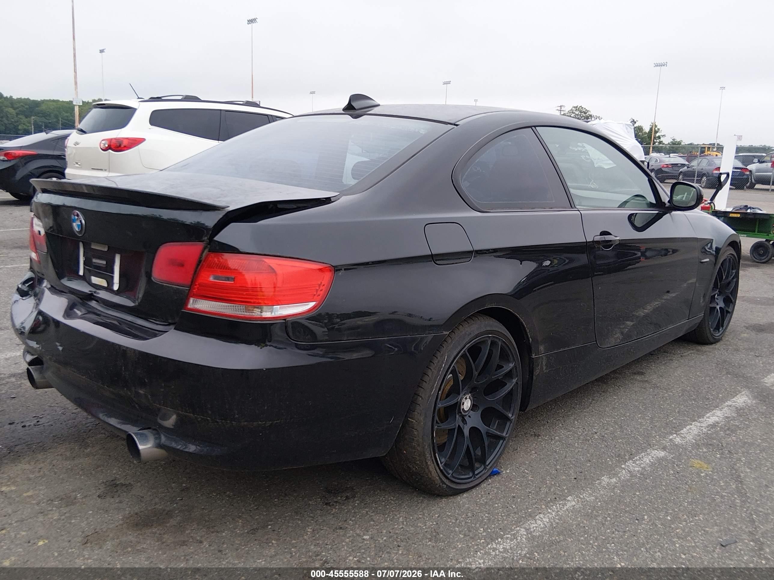 2010 Bmw 335i Xdrive Black vin: WBAWC7C50AE274818