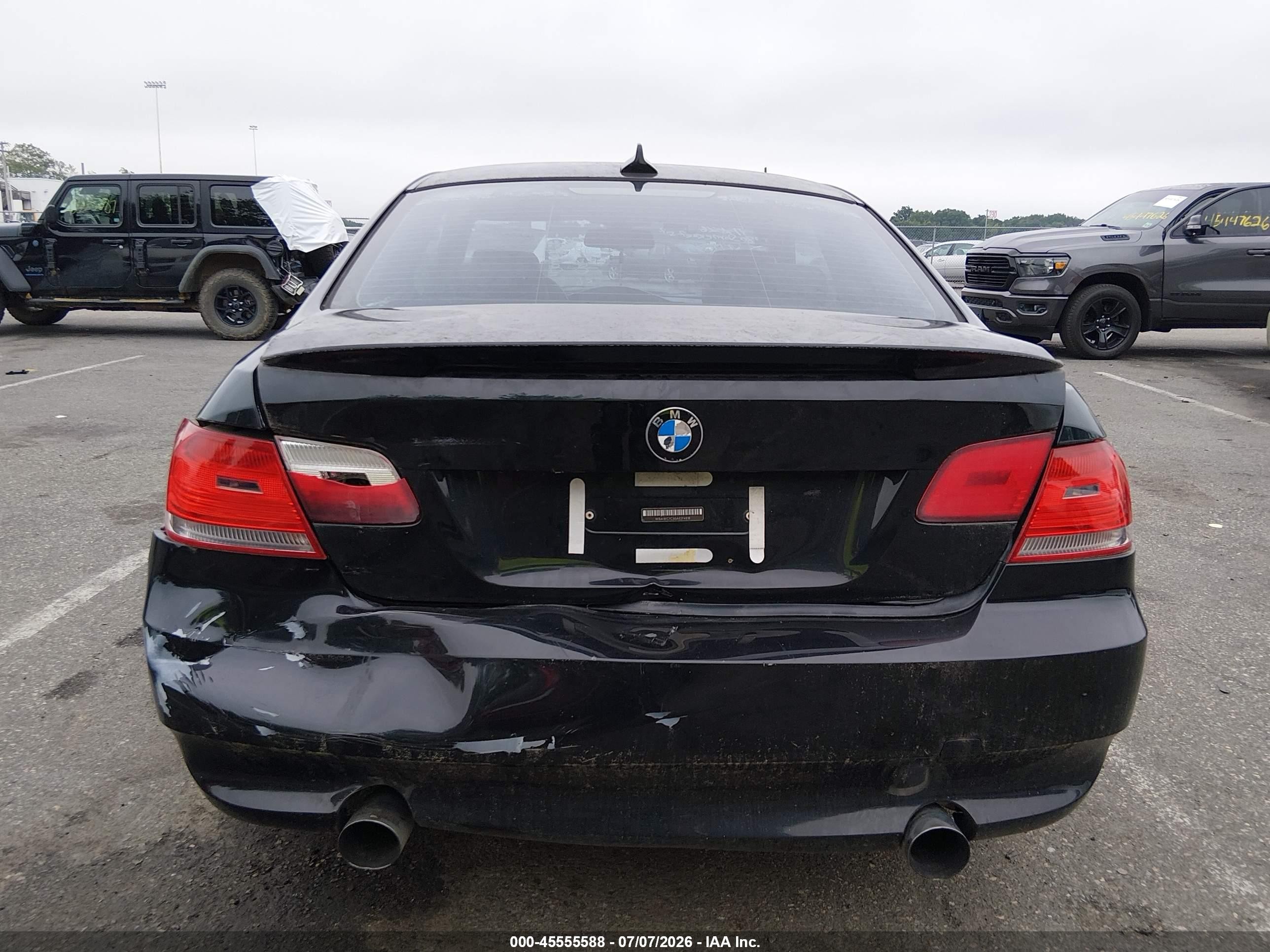 2010 Bmw 335i Xdrive Black vin: WBAWC7C50AE274818