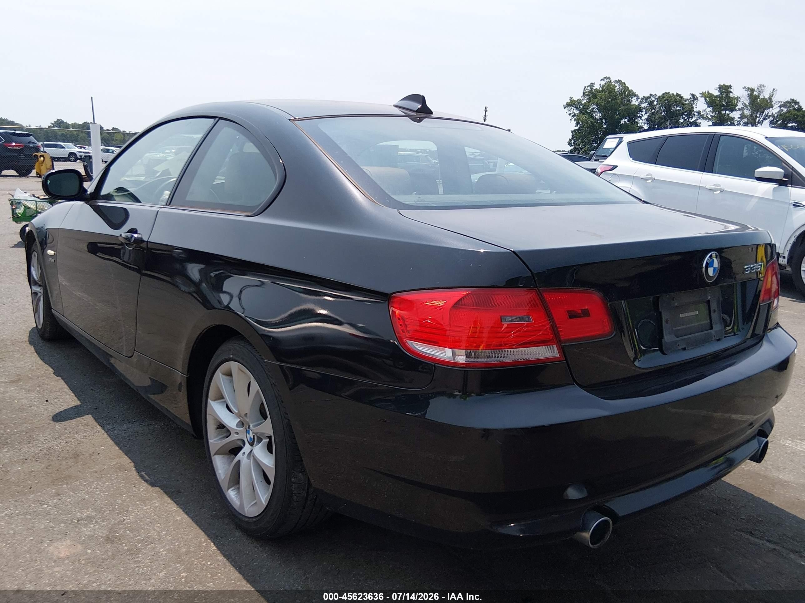 2010 Bmw 335i Xdrive Black vin: WBAWC7C53AE271461