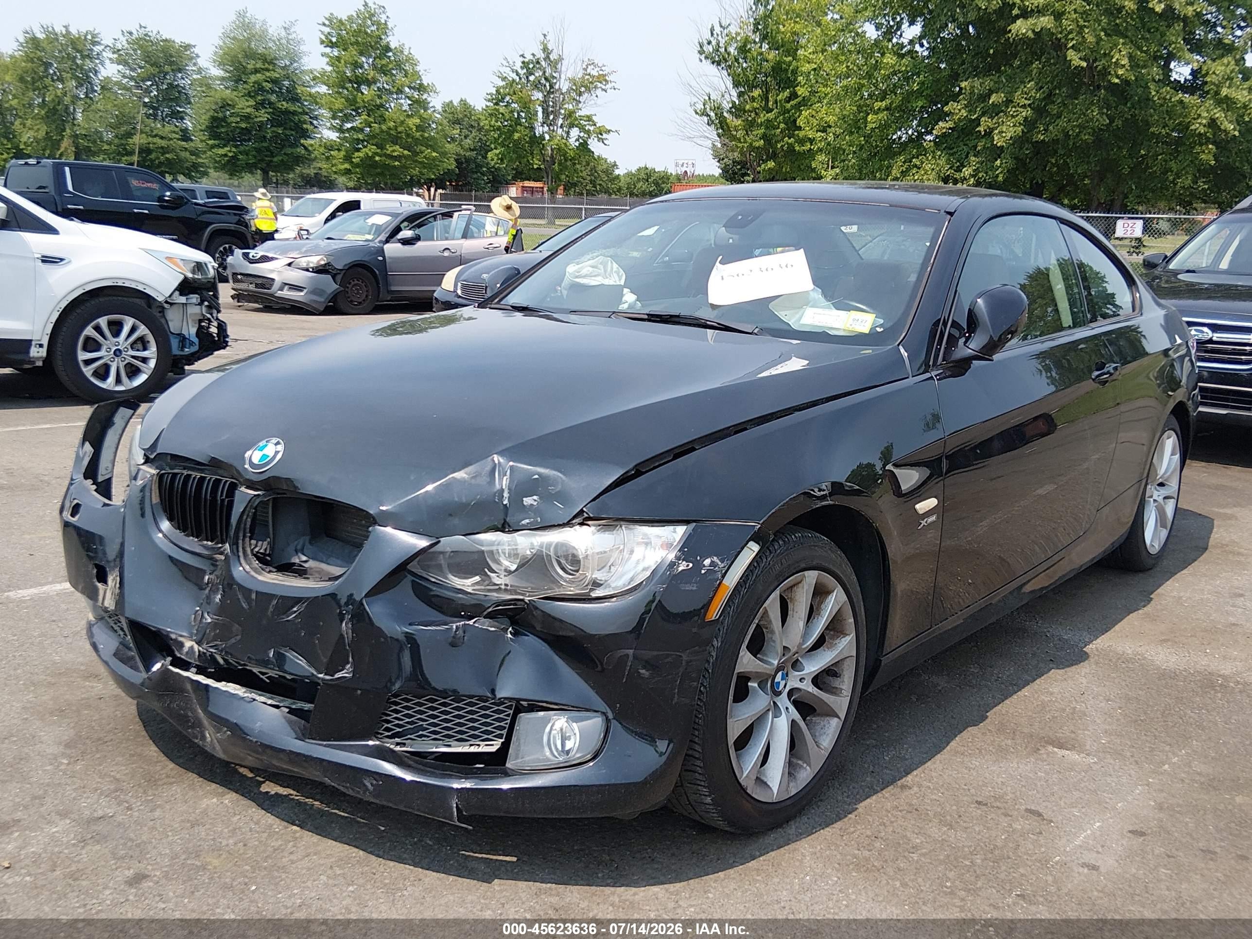 2010 Bmw 335i Xdrive Black vin: WBAWC7C53AE271461
