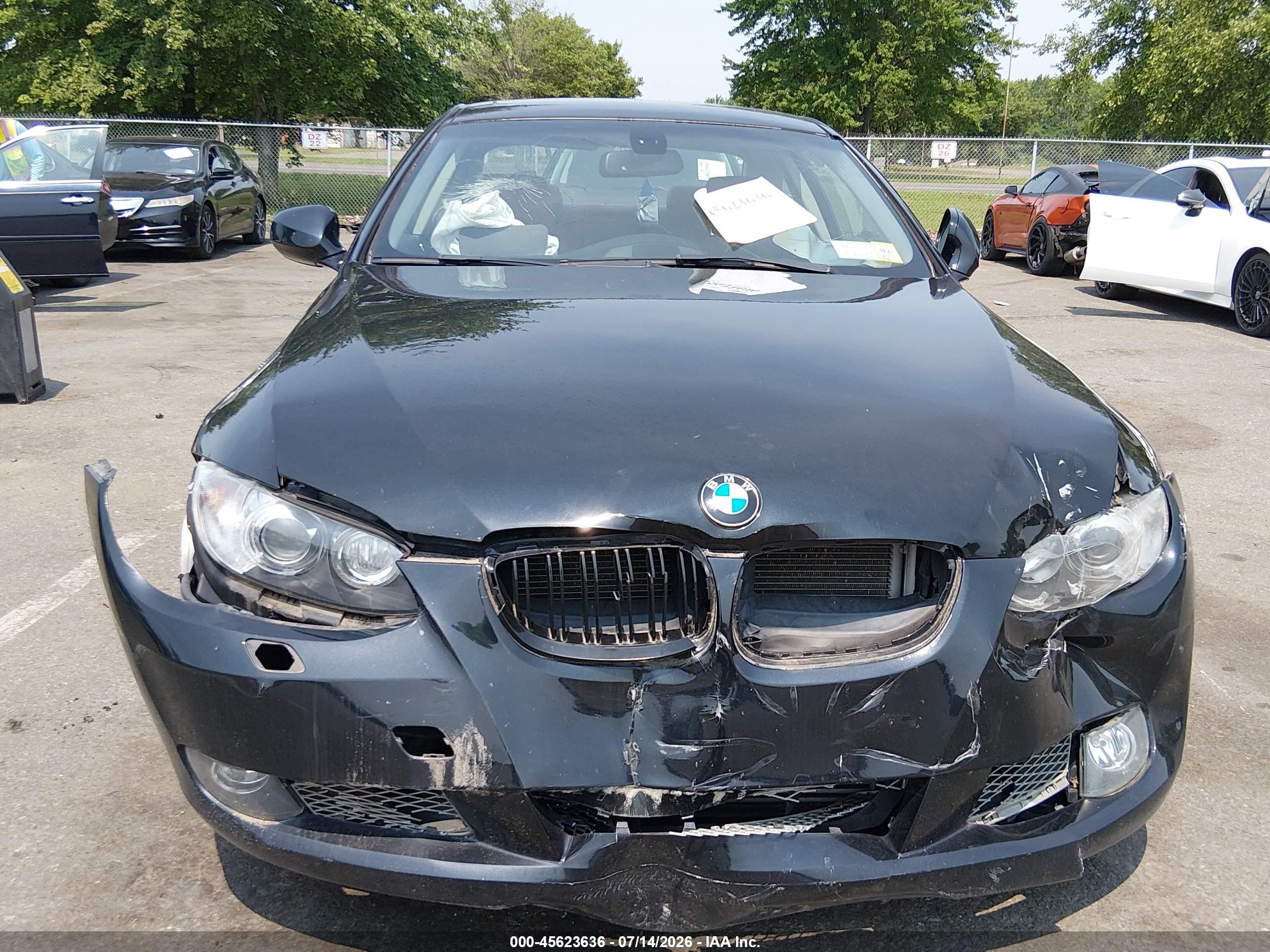 2010 Bmw 335i Xdrive Black vin: WBAWC7C53AE271461