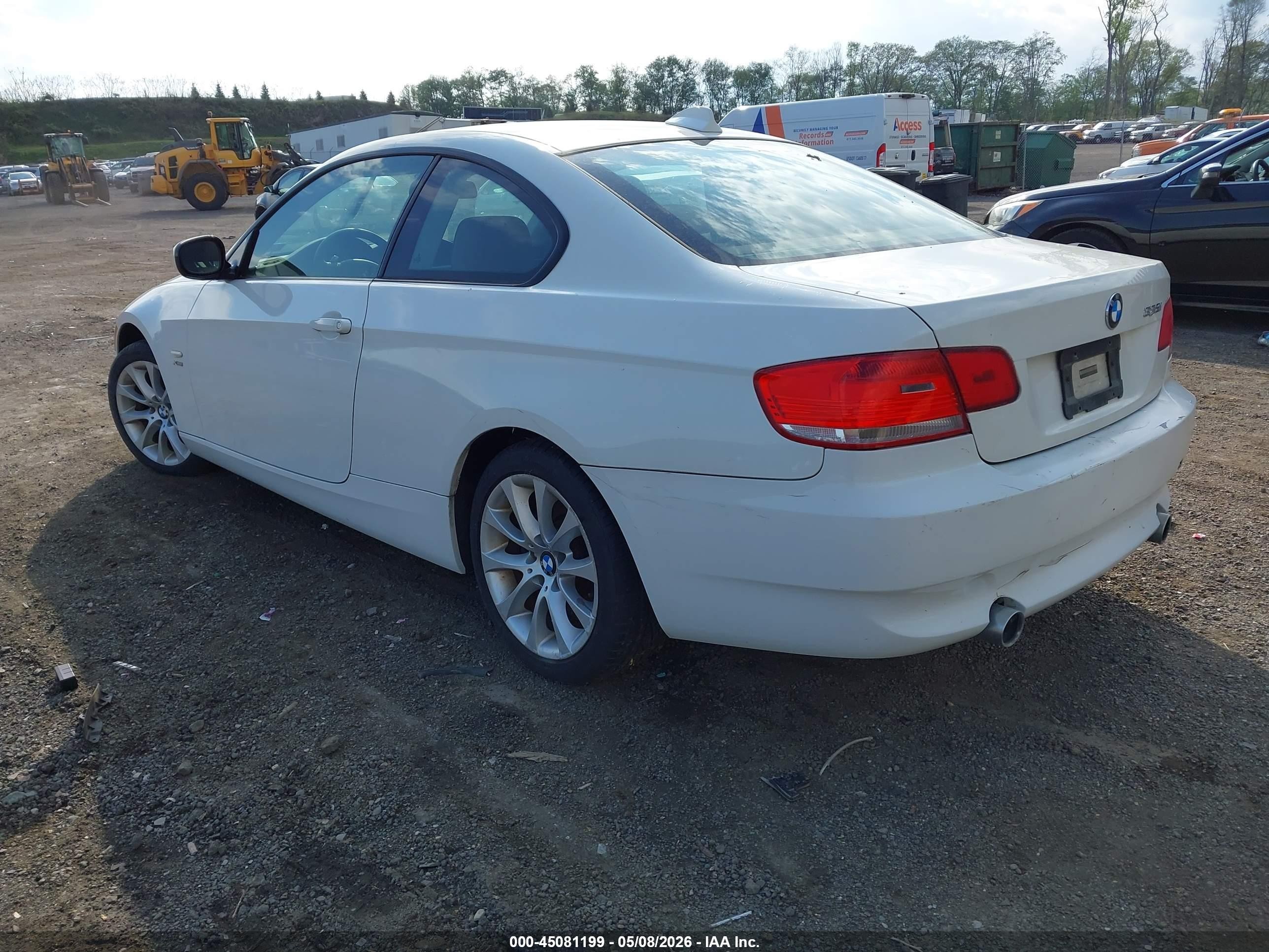 2010 Bmw 335i Xdrive White vin: WBAWC7C59AE270962