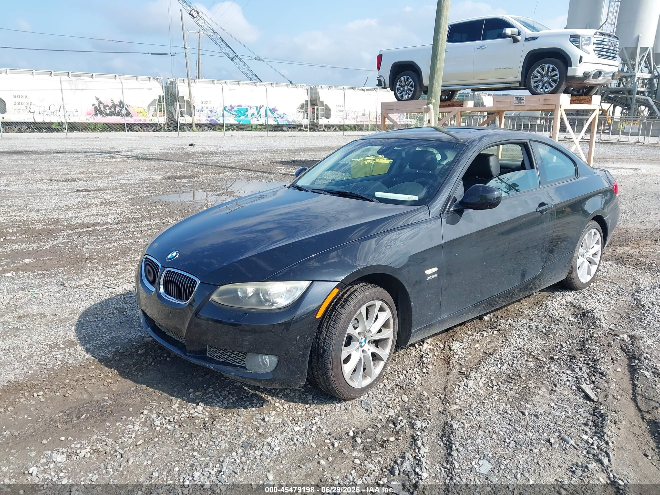 2010 Bmw 335i Xdrive Black vin: WBAWC7C59AE271187