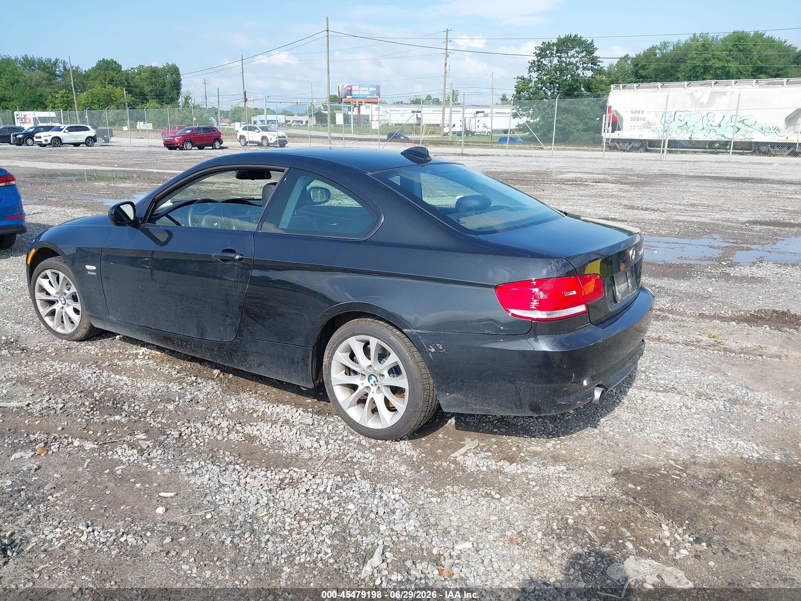 2010 Bmw 335i Xdrive Black vin: WBAWC7C59AE271187