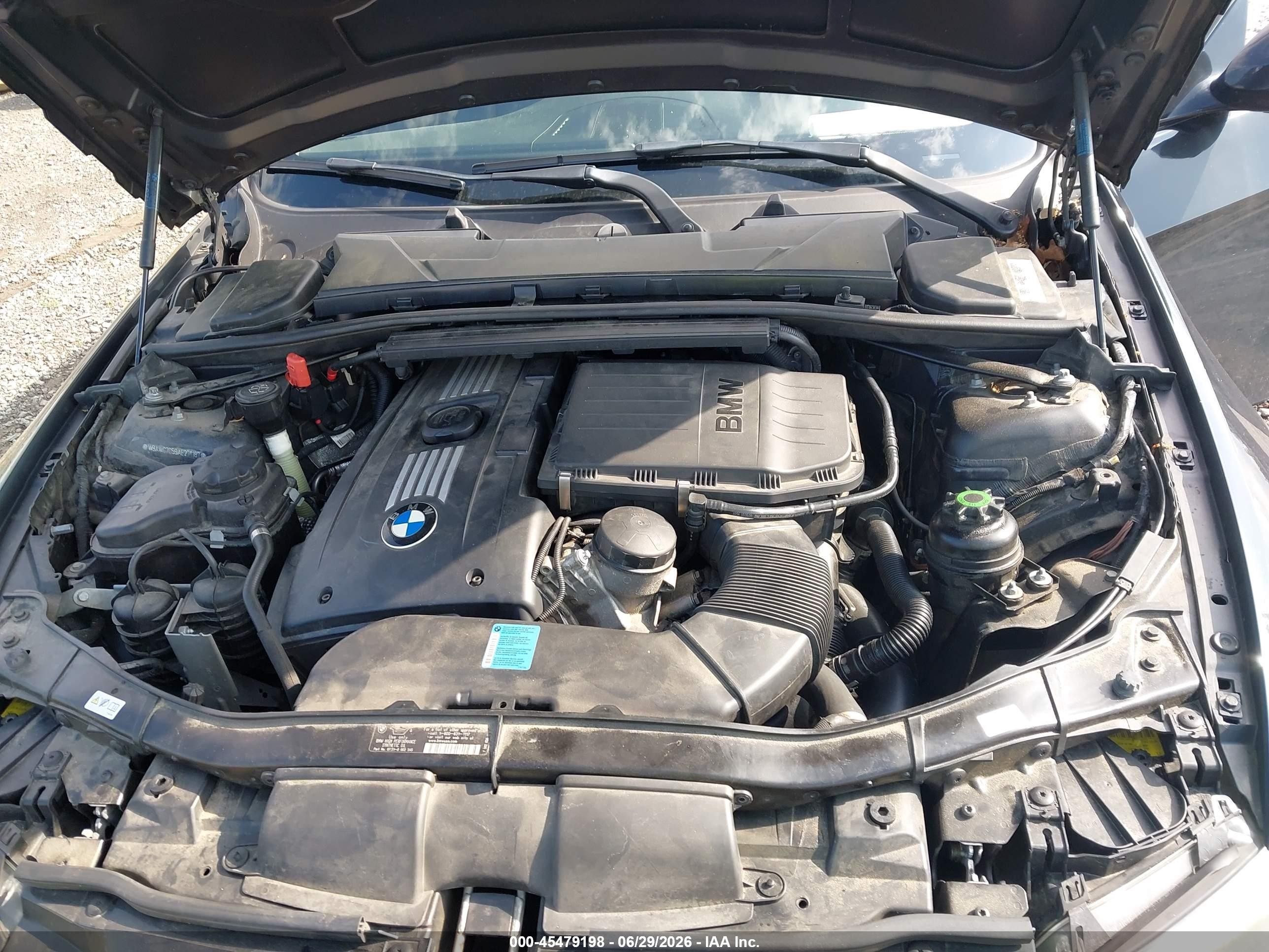 2010 Bmw 335i Xdrive Black vin: WBAWC7C59AE271187