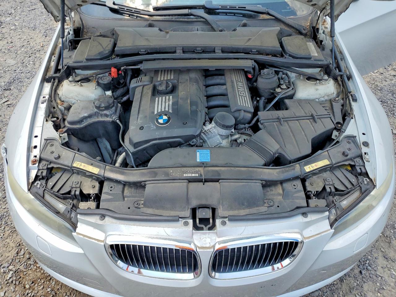2007 Bmw 3 Series 328i Silver vin: WBAWL13517PX15446