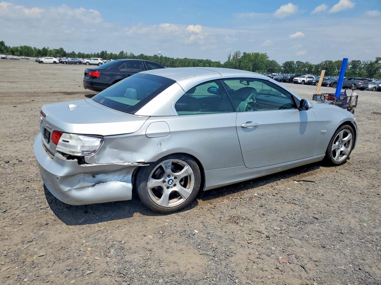2007 Bmw 3 Series 328i Silver vin: WBAWL13517PX15446