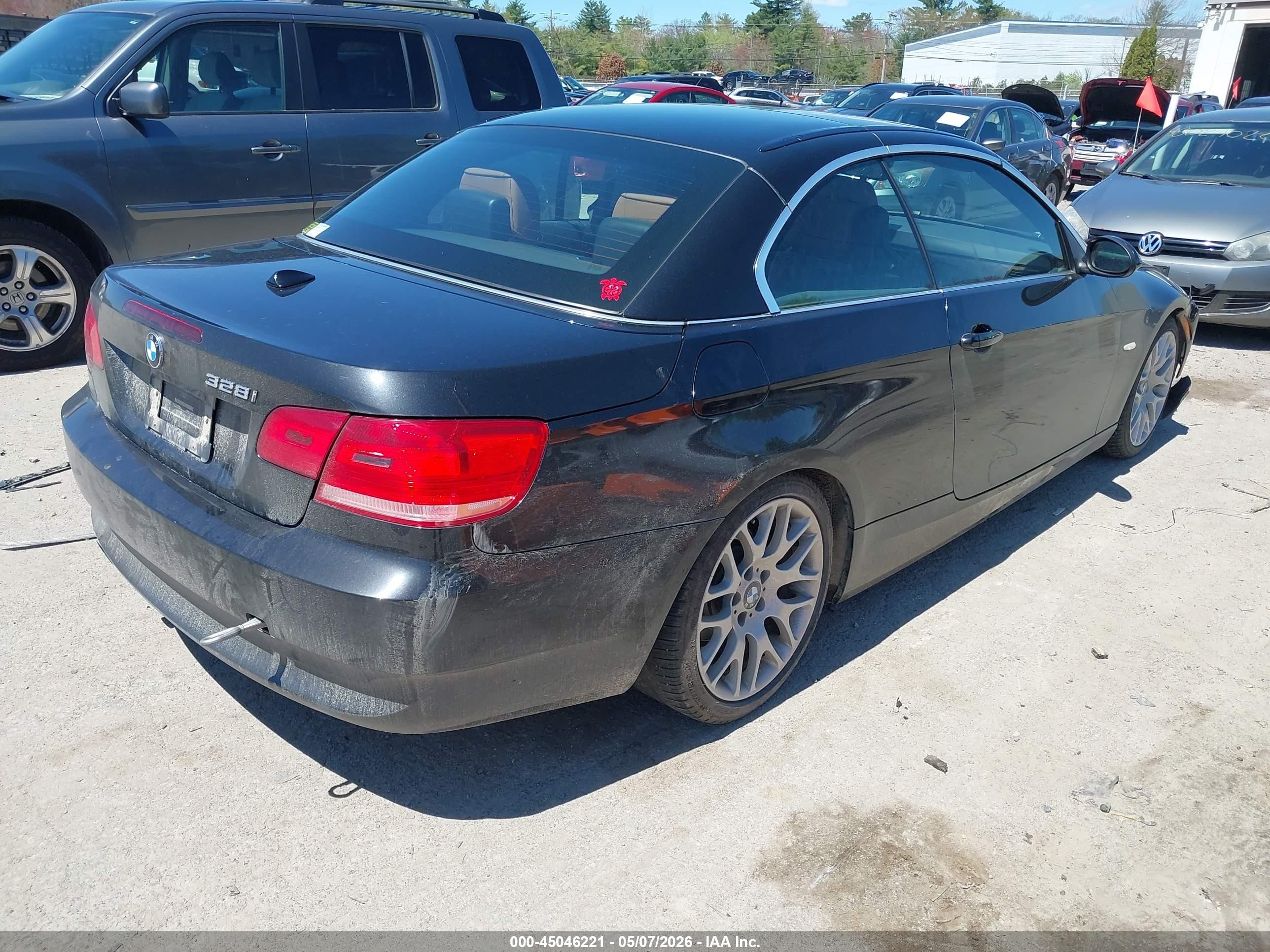 2009 Bmw 328i   Black vin: WBAWL13519PX23386