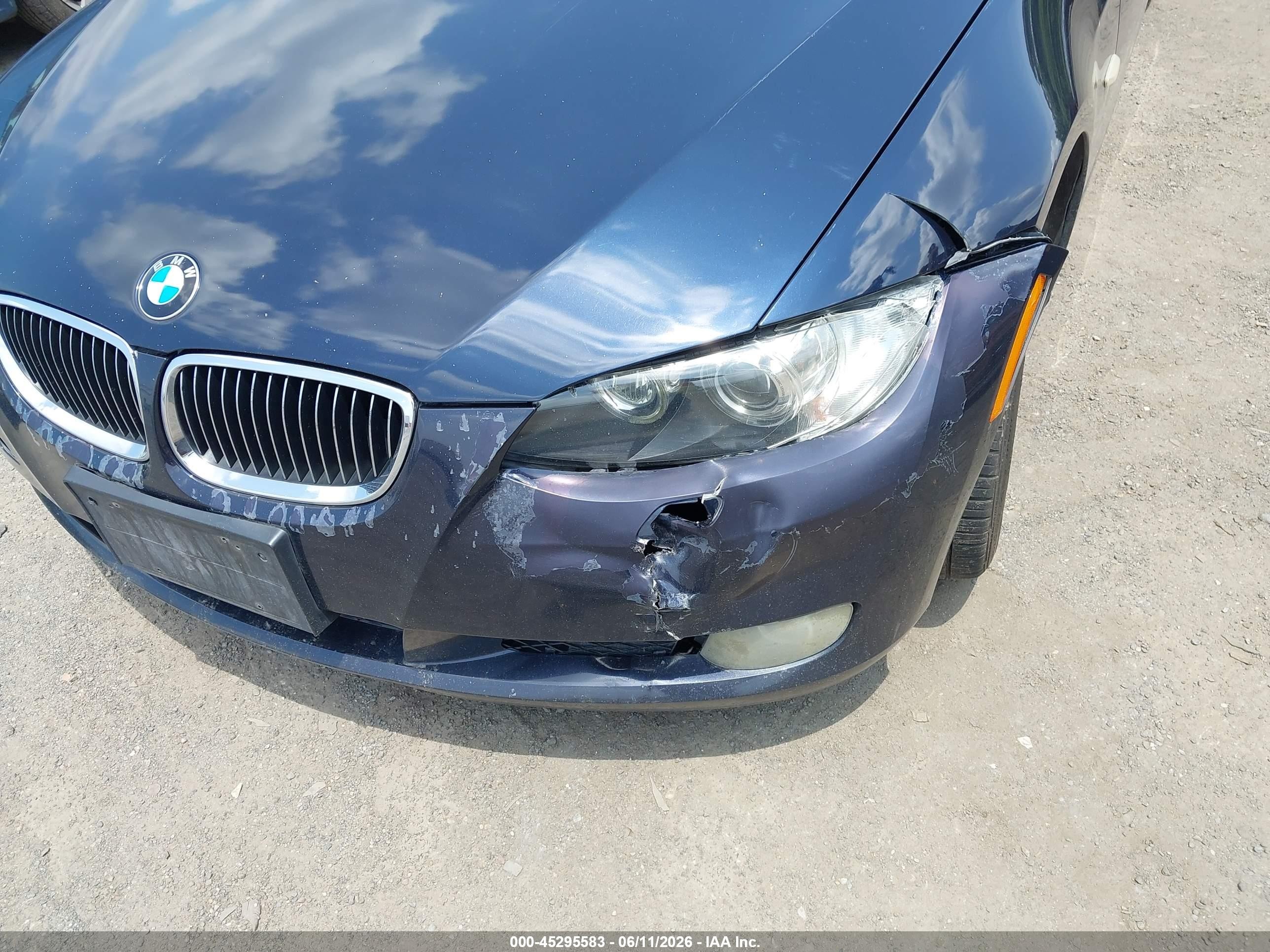 2009 Bmw 328i   Dark Blue vin: WBAWL13529PX24367