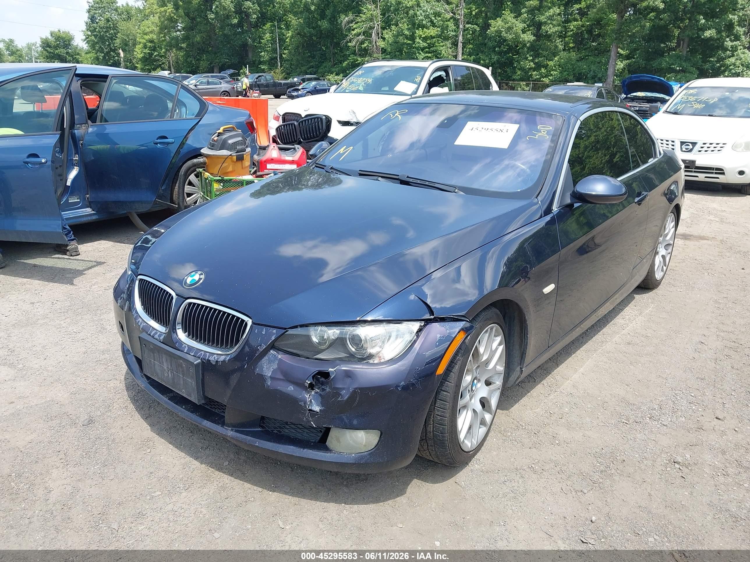 2009 Bmw 328i   Dark Blue vin: WBAWL13529PX24367