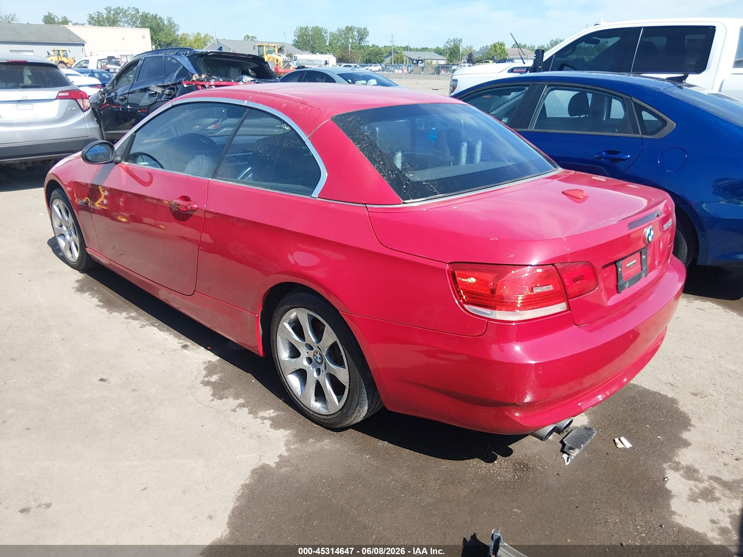 2008 Bmw 328i Red vin: WBAWL13538PX18740