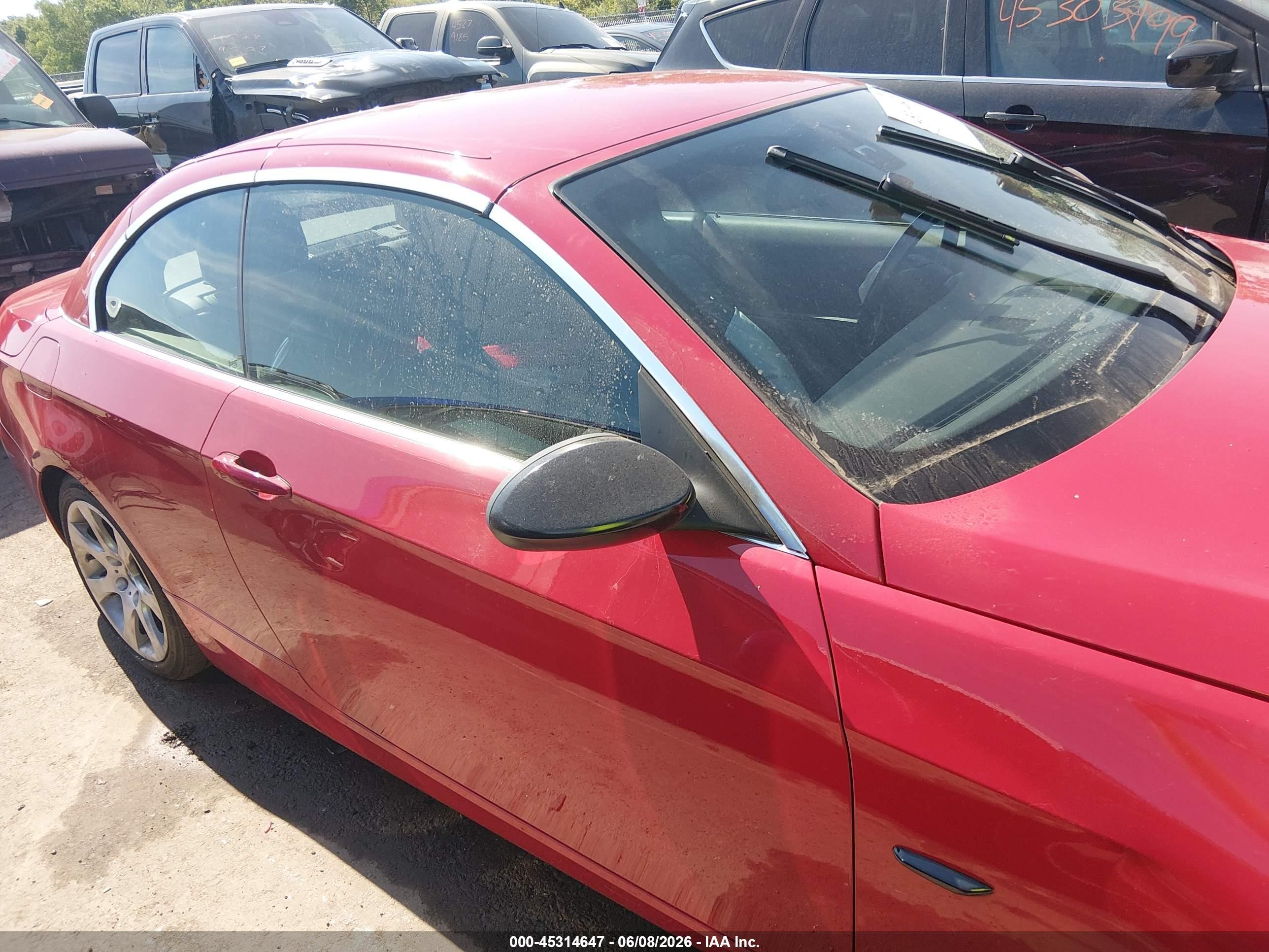 2008 Bmw 328i Red vin: WBAWL13538PX18740
