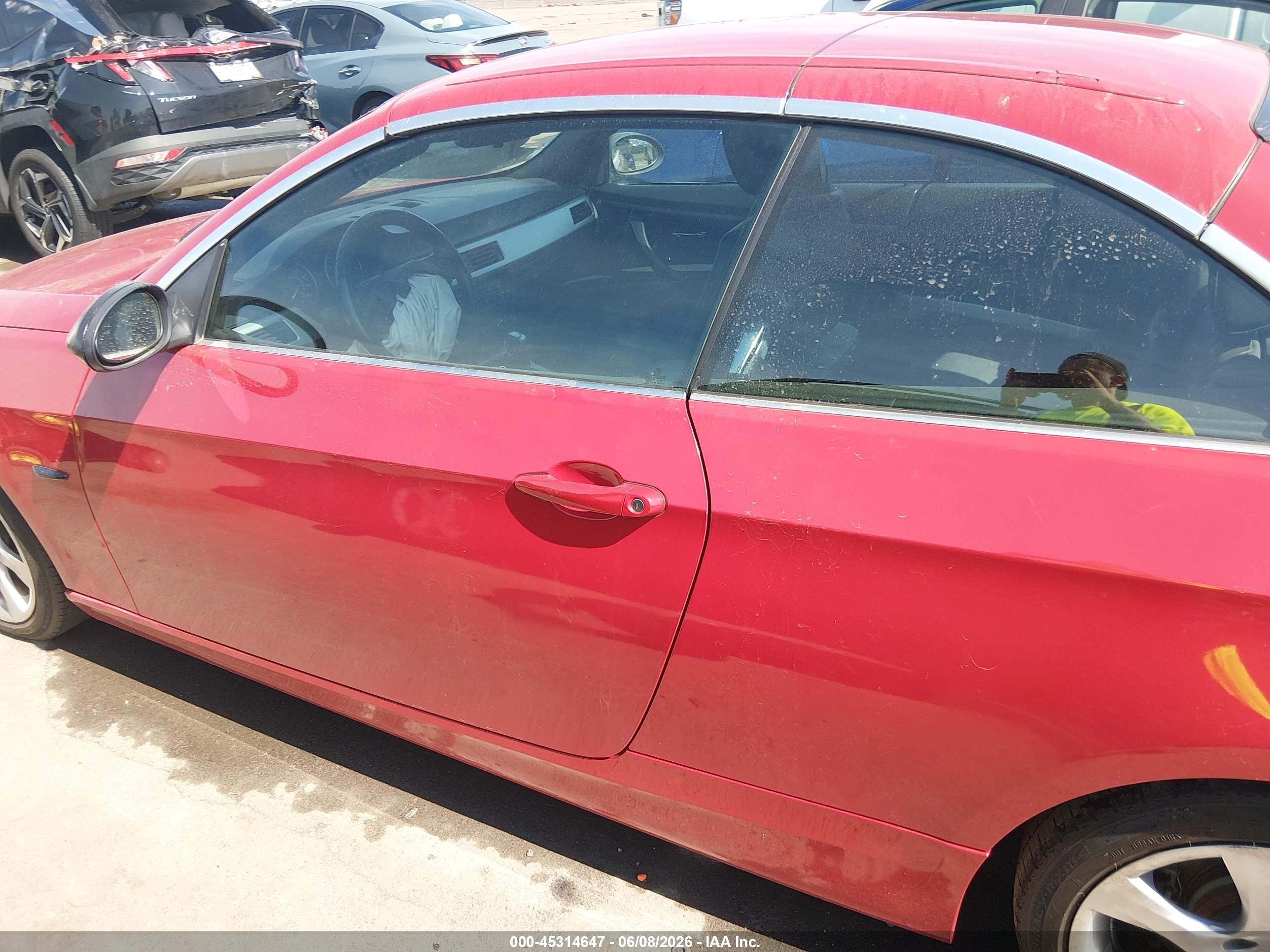 2008 Bmw 328i Red vin: WBAWL13538PX18740