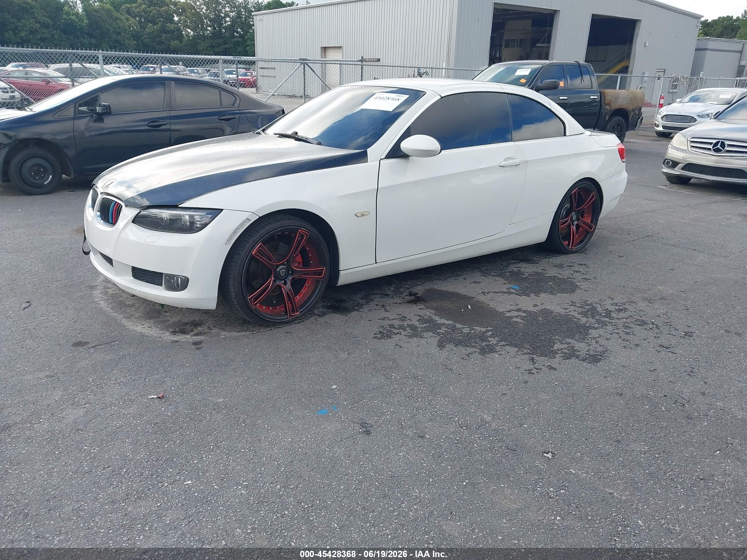 2008 Bmw 328i   White vin: WBAWL13538PX22853