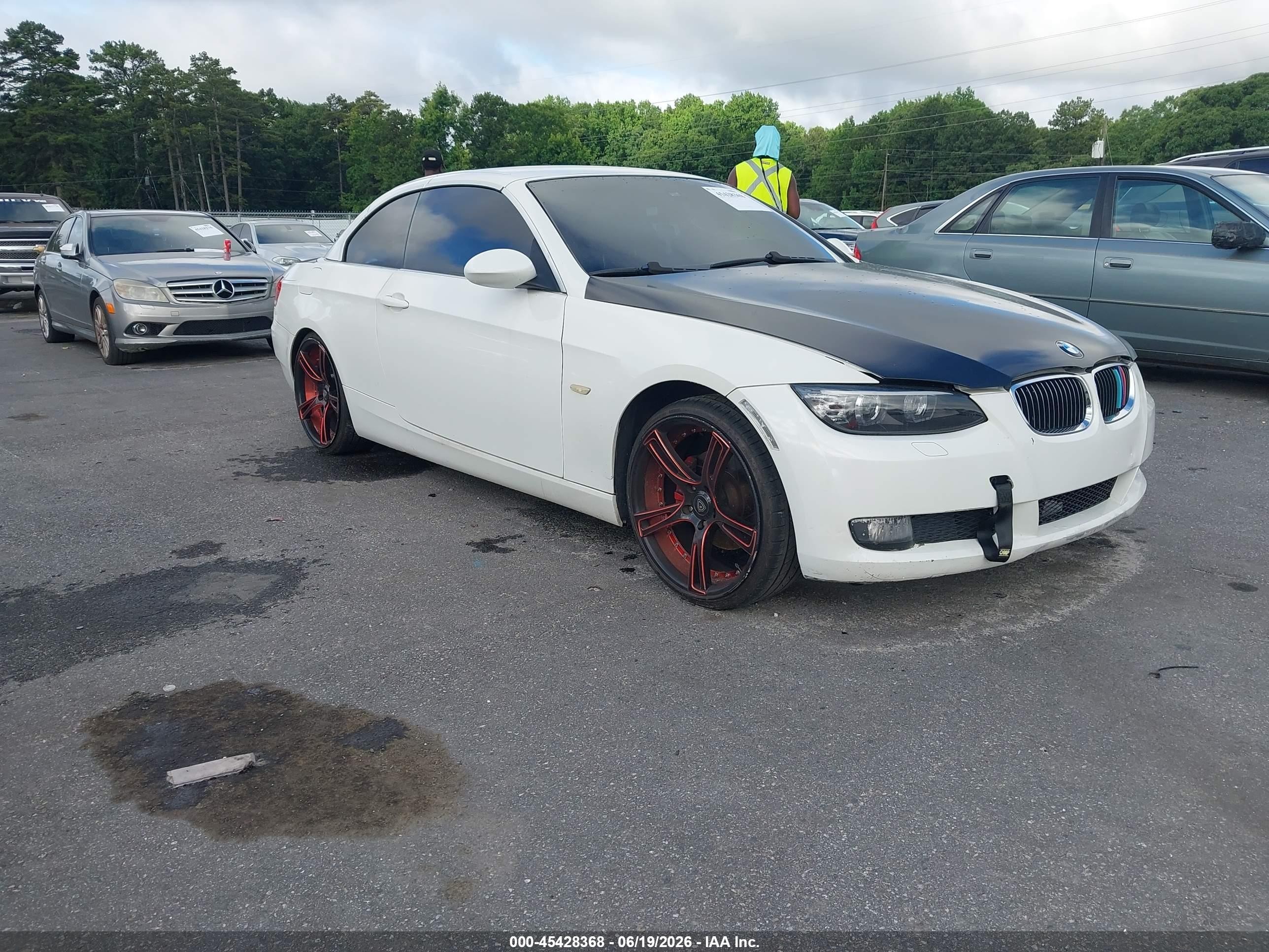 2008 Bmw 328i   White vin: WBAWL13538PX22853