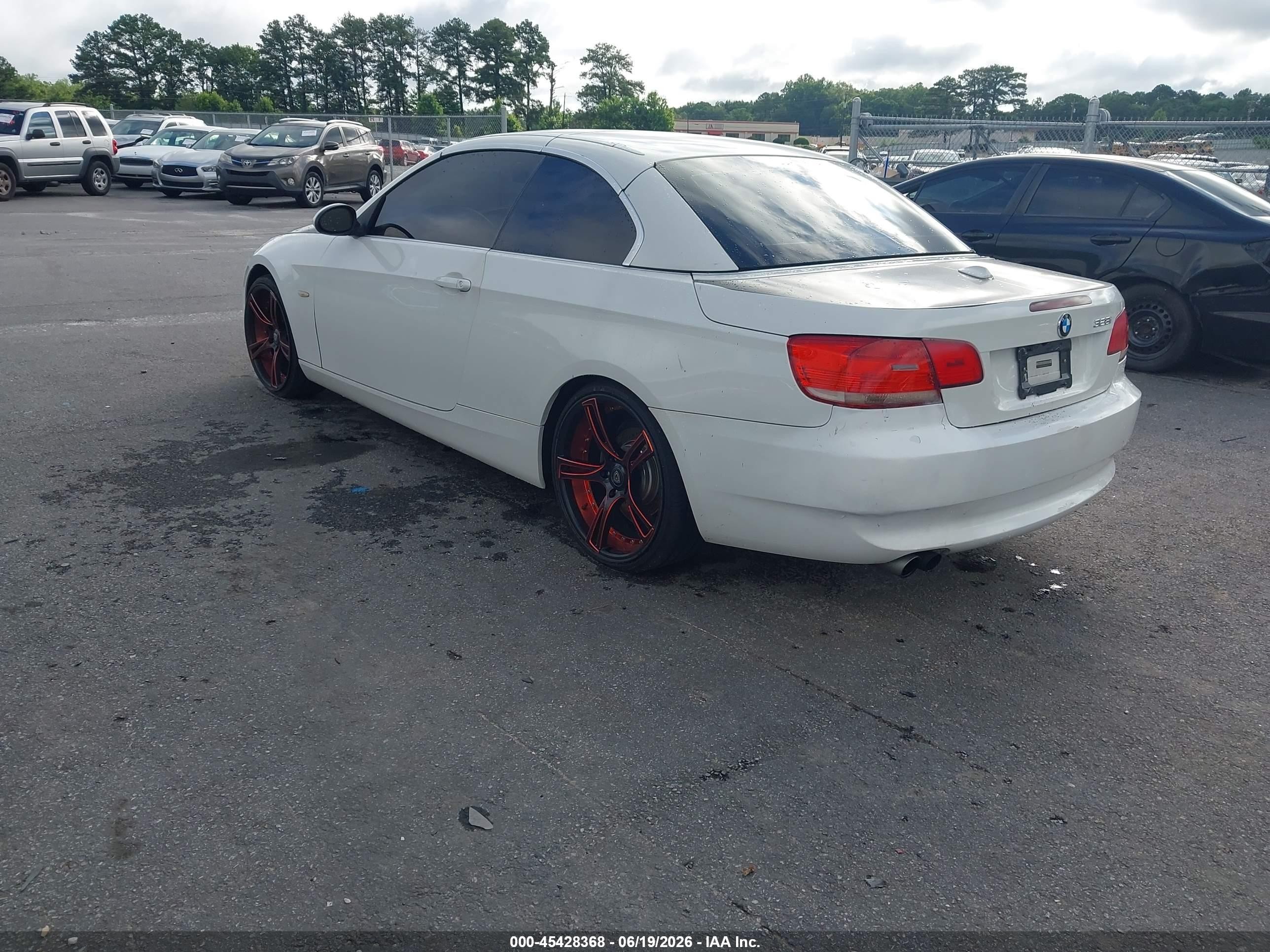 2008 Bmw 328i   White vin: WBAWL13538PX22853