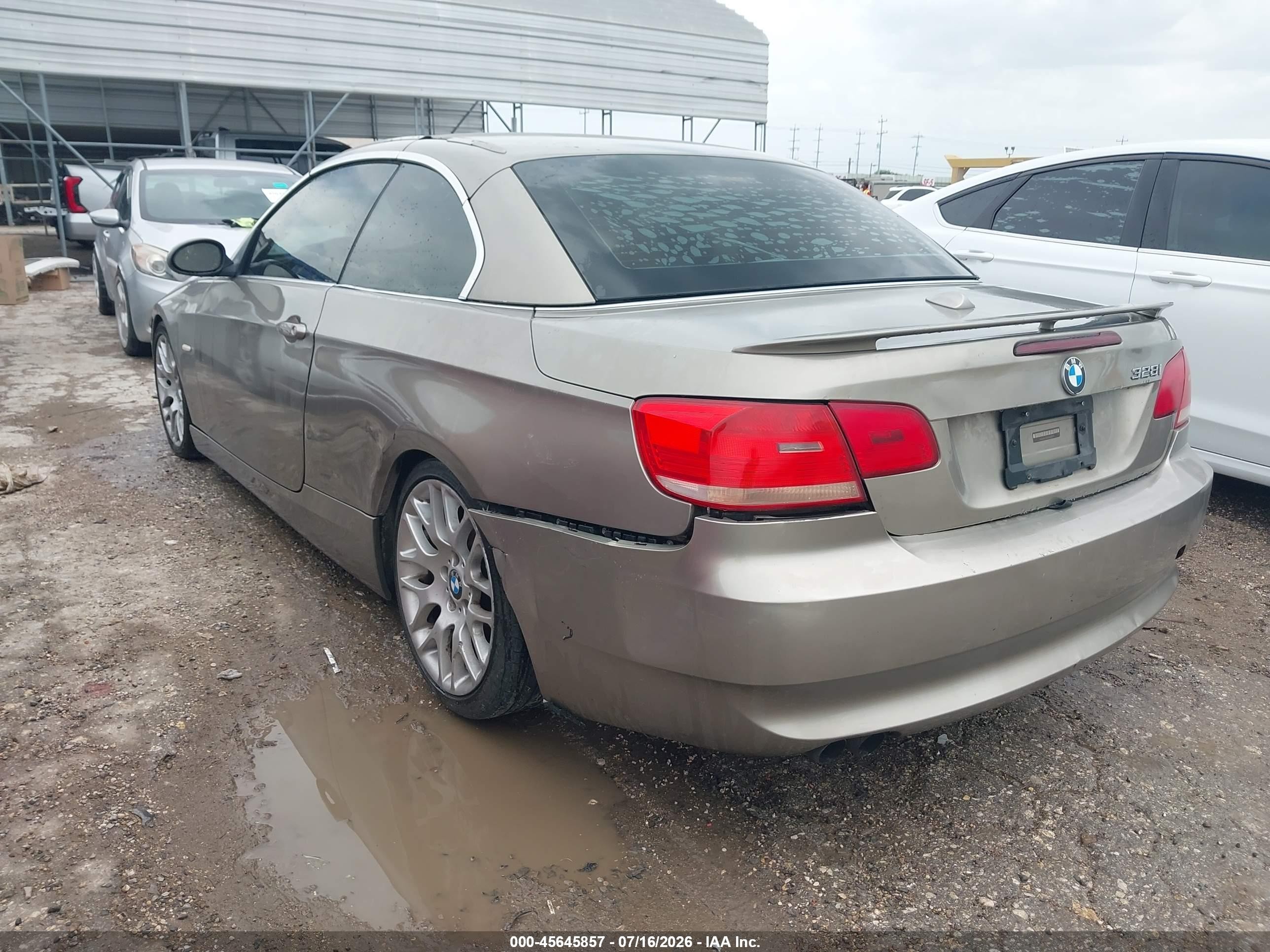 2009 Bmw 328i   Бежевый vin: WBAWL13539PX24619