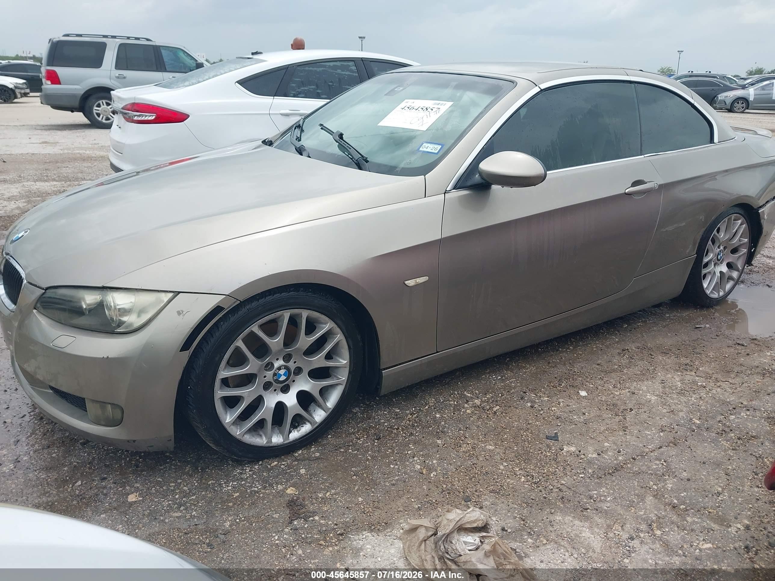 2009 Bmw 328i   Бежевый vin: WBAWL13539PX24619