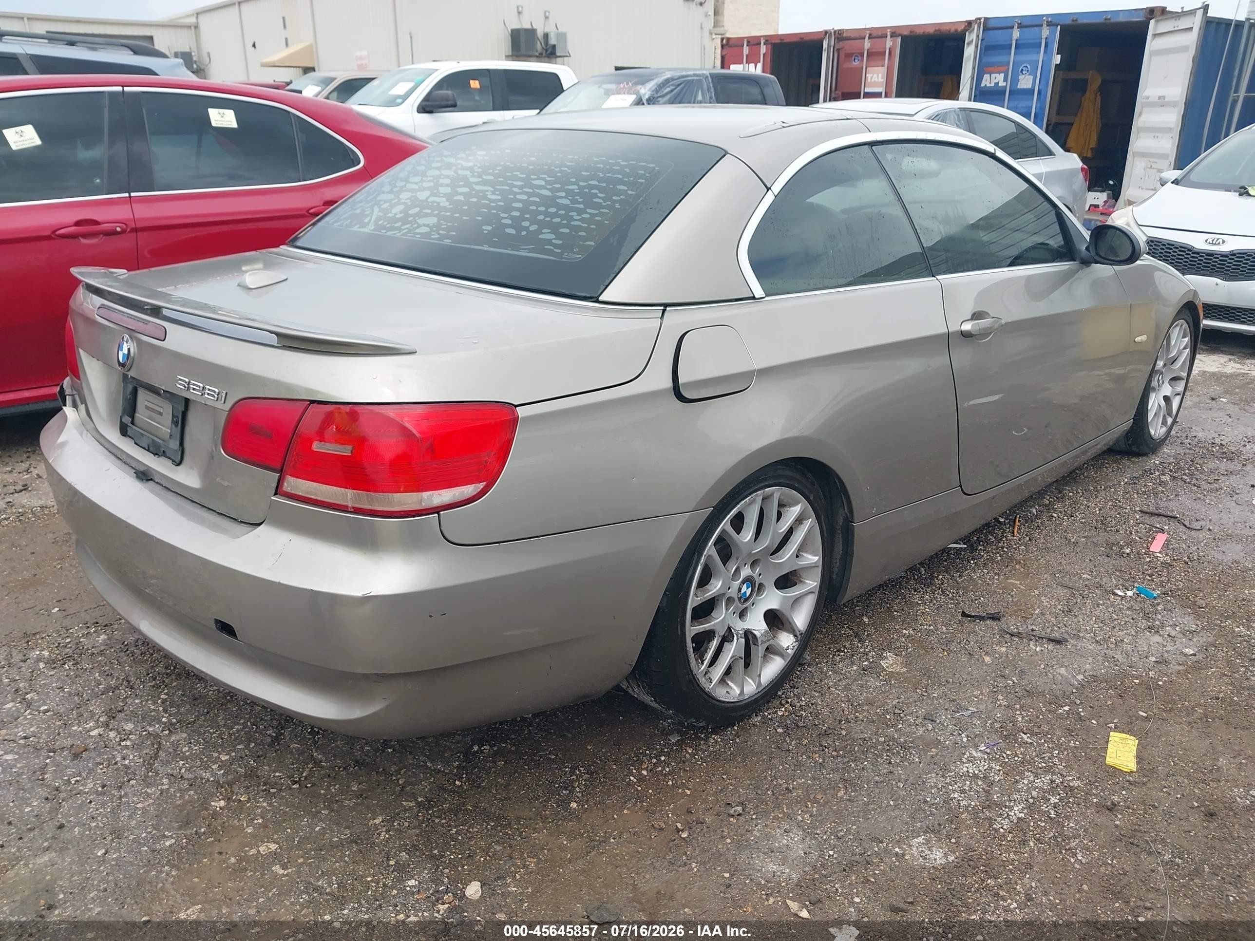 2009 Bmw 328i   Бежевый vin: WBAWL13539PX24619