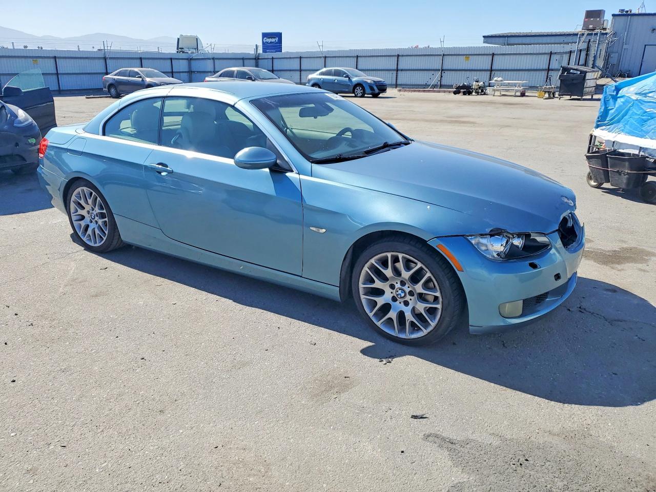 2008 Bmw 328 I Blue vin: WBAWL13548PX11456