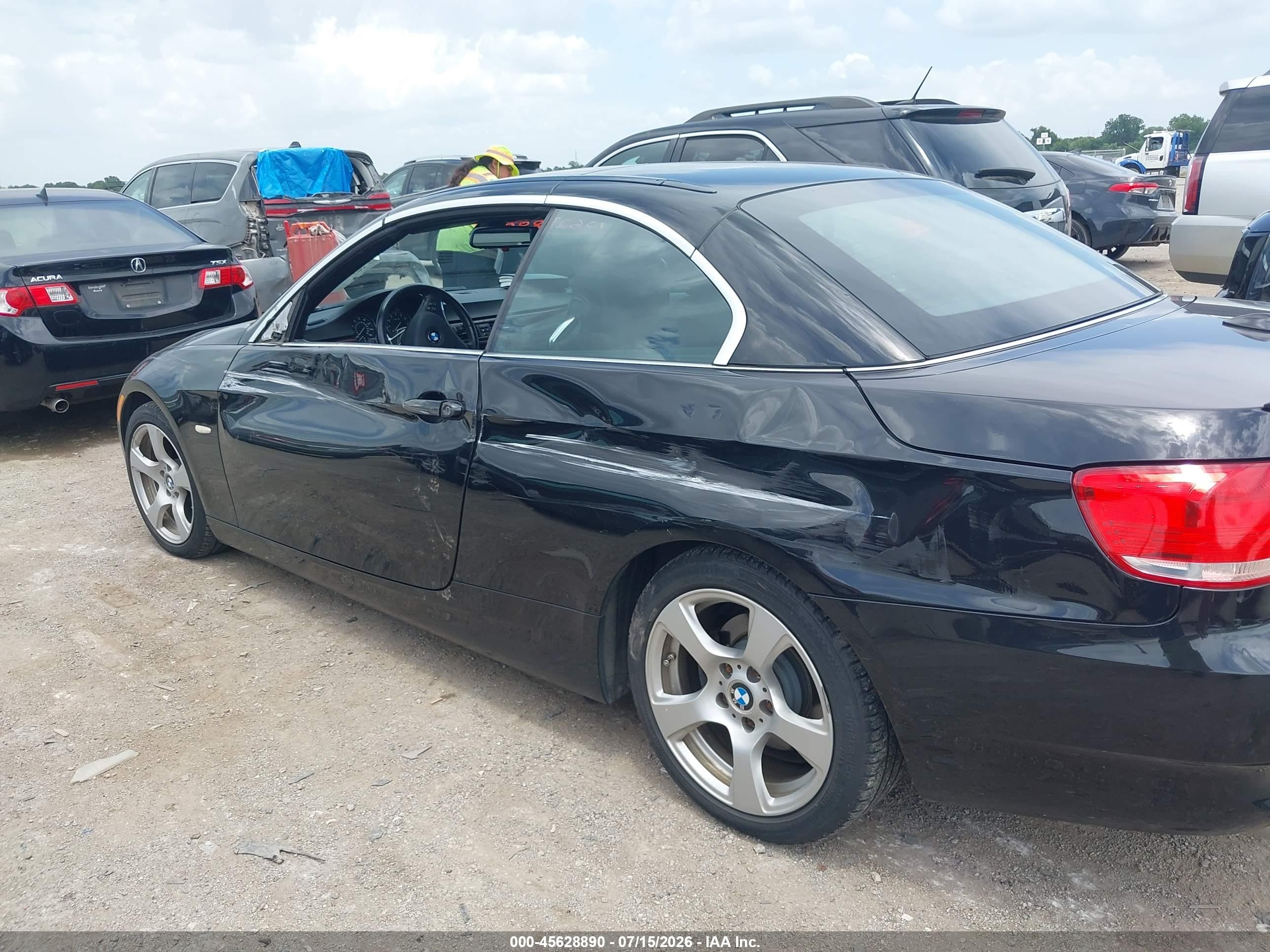 2008 Bmw 328i   Черный vin: WBAWL13548PX19914
