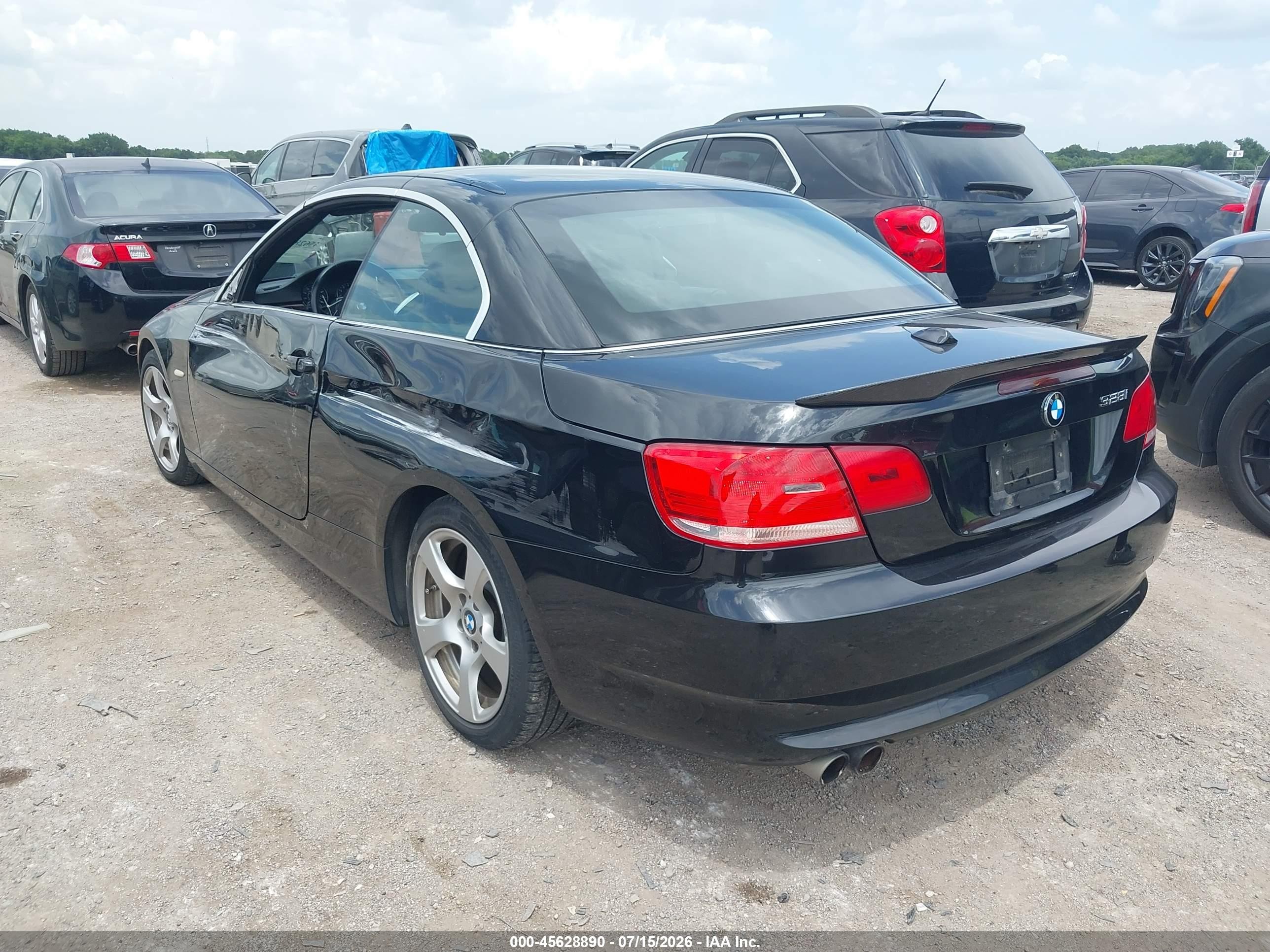 2008 Bmw 328i   Черный vin: WBAWL13548PX19914