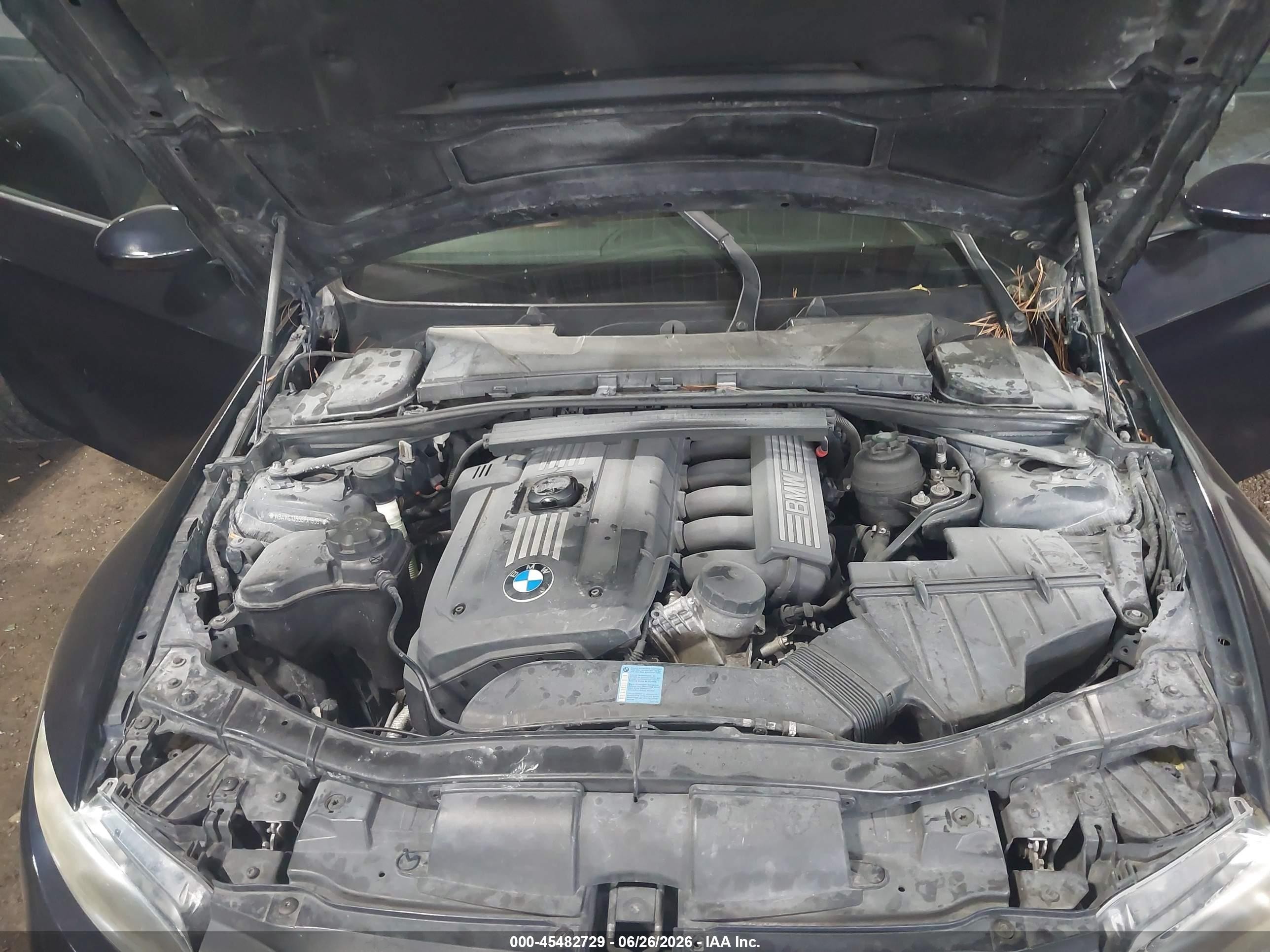 2008 Bmw 328i   Dark Blue vin: WBAWL13558PX18061