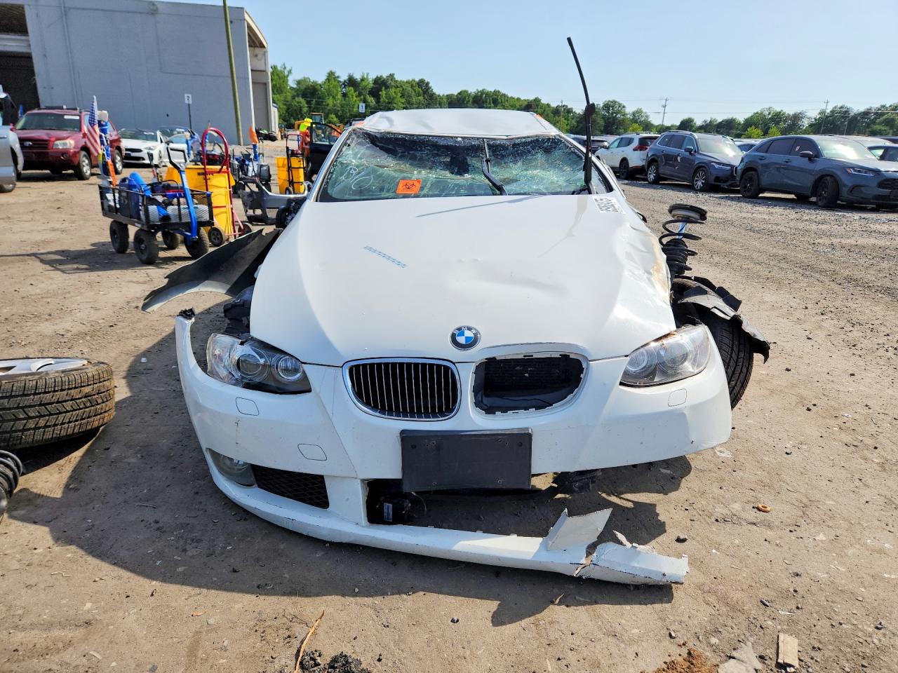 2008 Bmw 328 I Белый vin: WBAWL13558PX19596