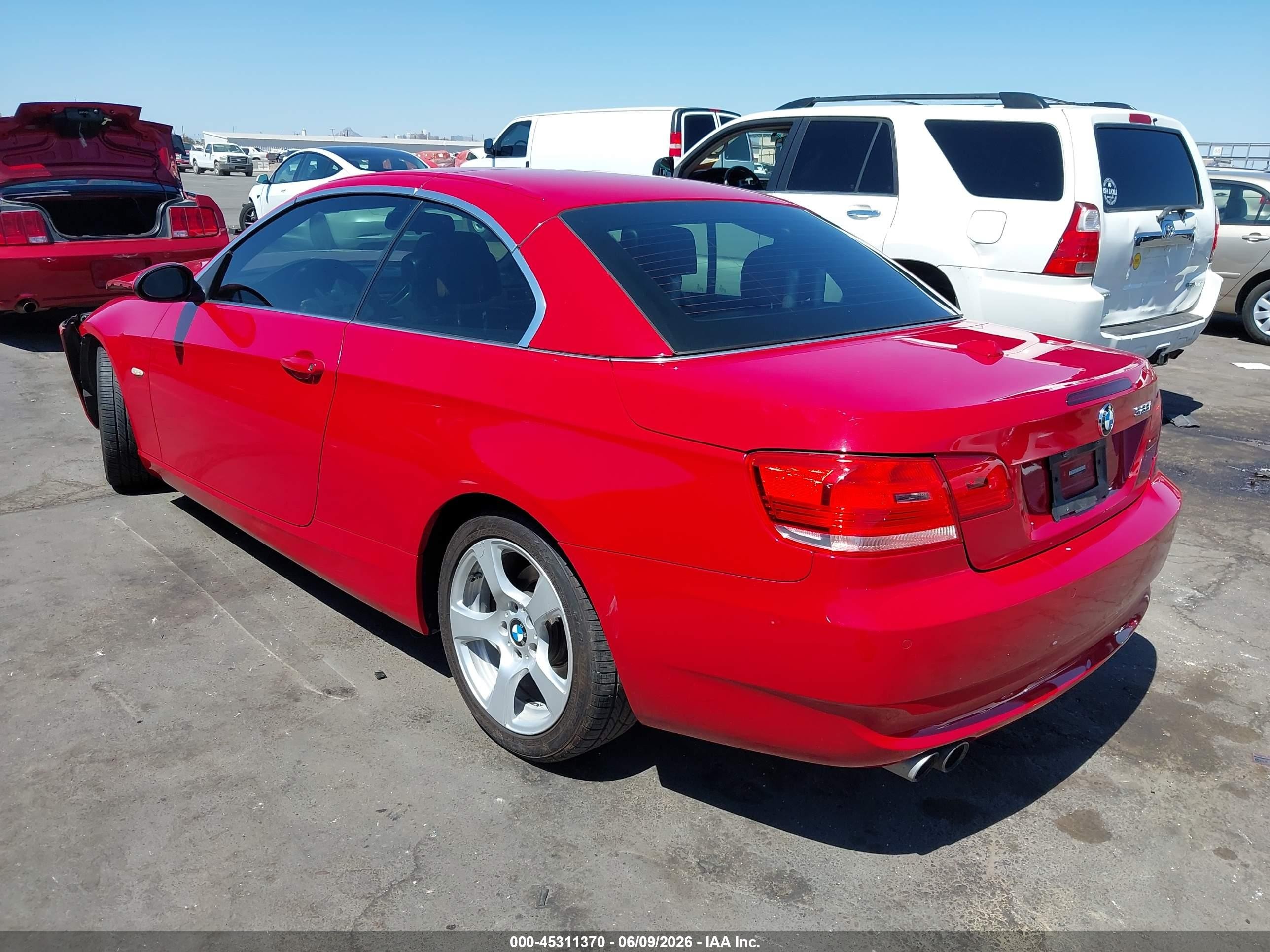 2009 Bmw 328i   Red vin: WBAWL13559PX24847