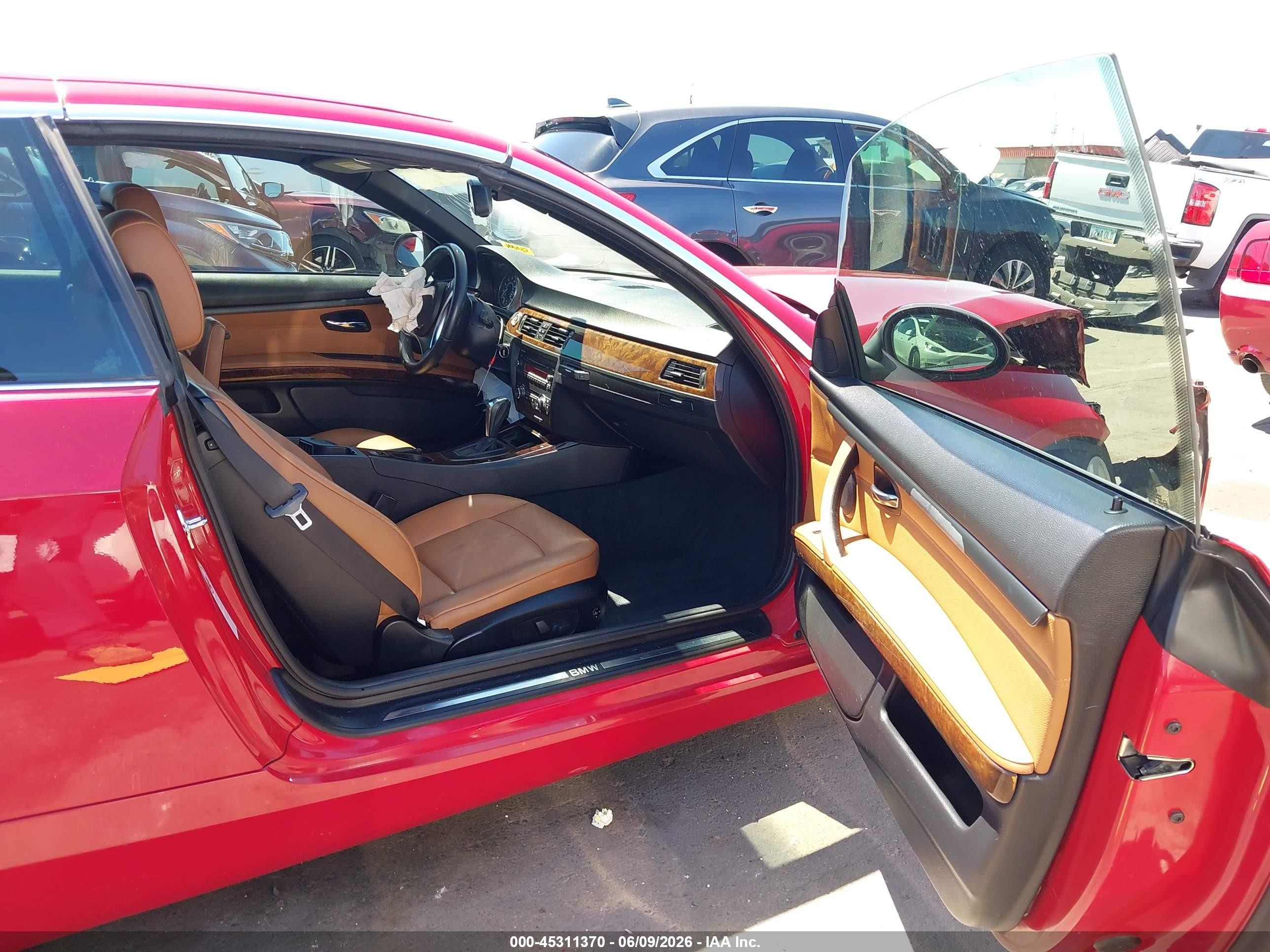 2009 Bmw 328i   Red vin: WBAWL13559PX24847