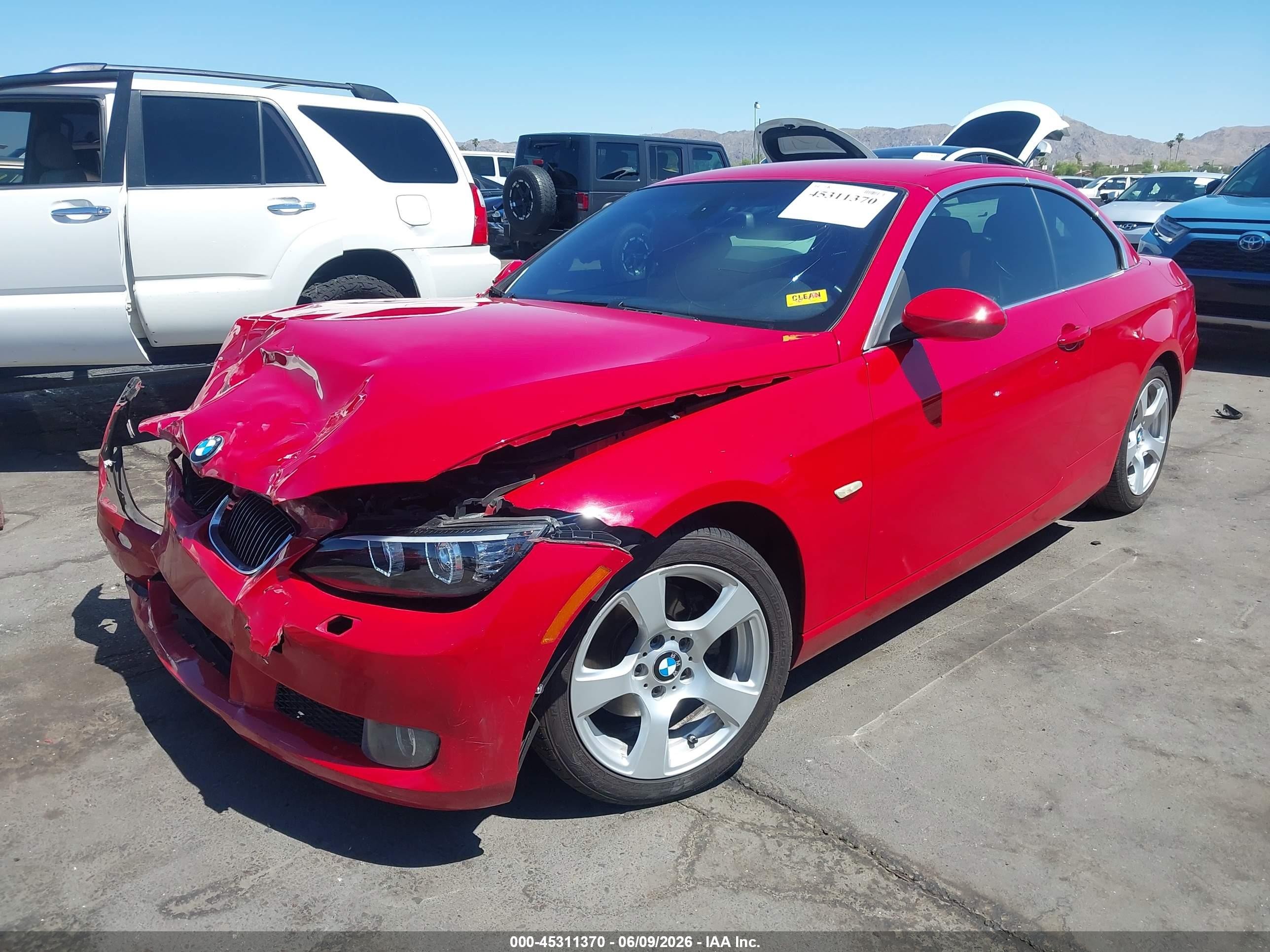 2009 Bmw 328i   Red vin: WBAWL13559PX24847