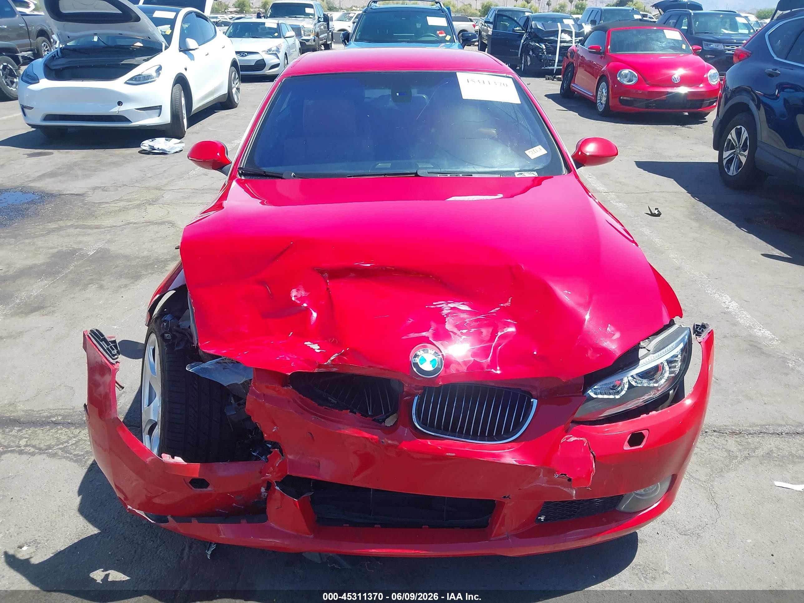 2009 Bmw 328i   Red vin: WBAWL13559PX24847