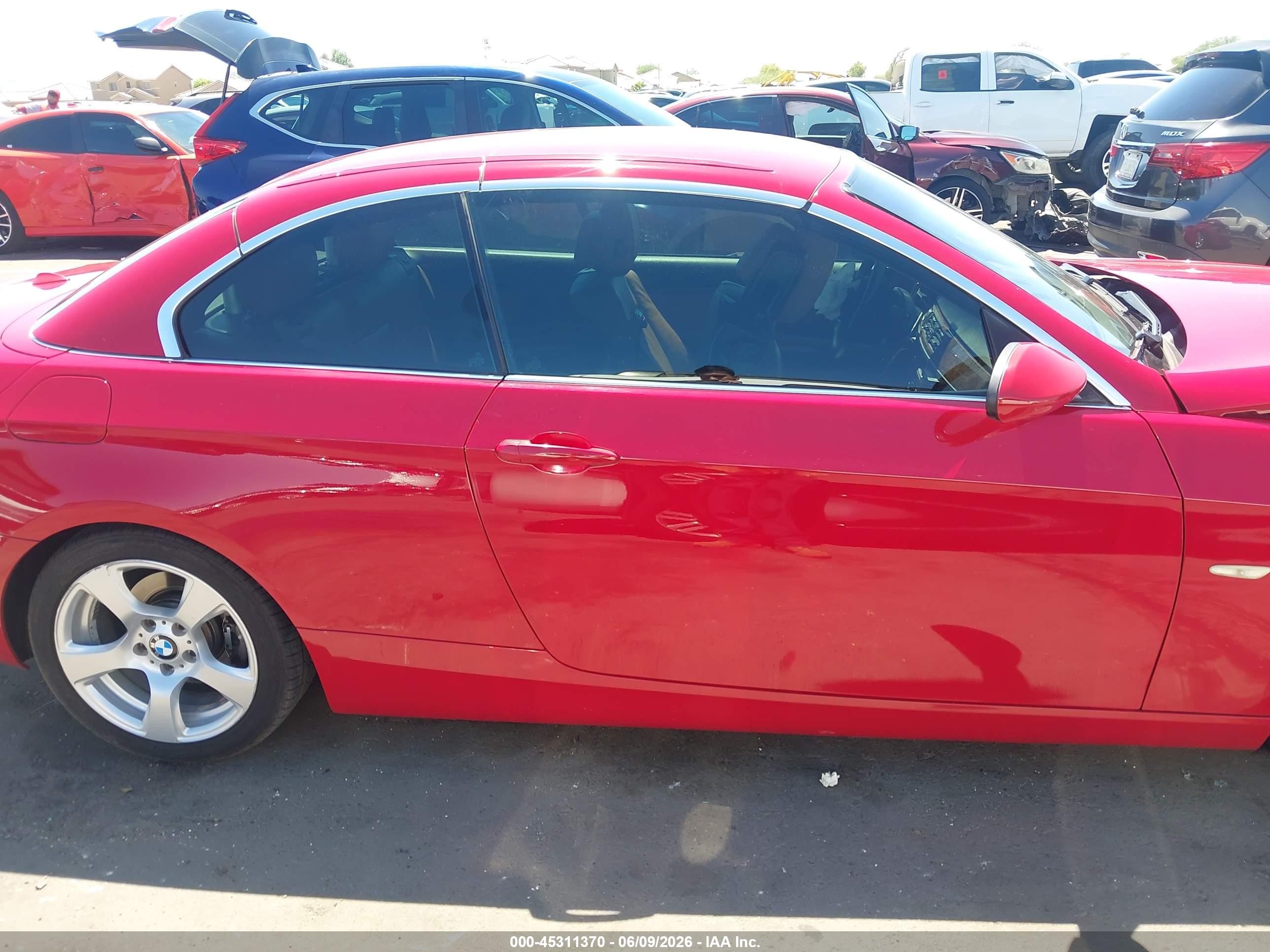 2009 Bmw 328i   Red vin: WBAWL13559PX24847
