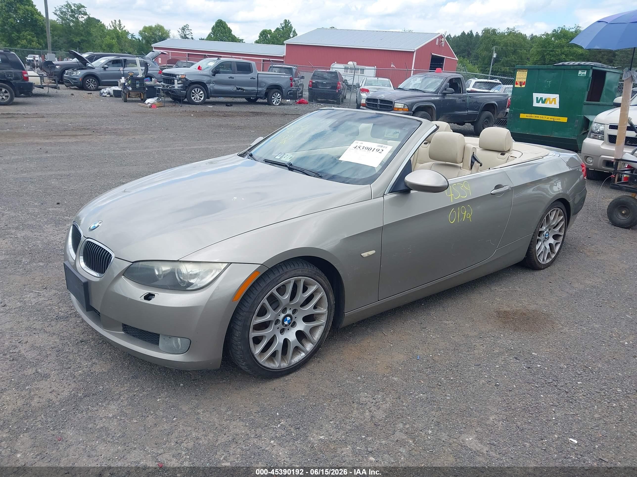 2009 Bmw 328i   Gold vin: WBAWL13559PX26632