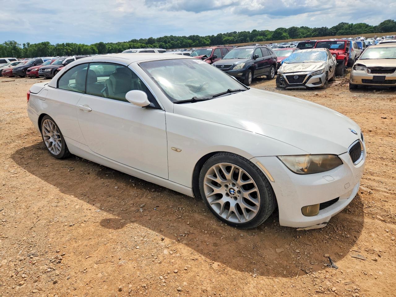 2007 Bmw 328 I White vin: WBAWL13567PX15099