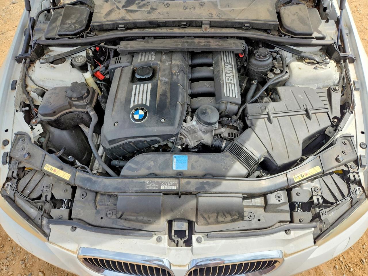 2007 Bmw 328 I White vin: WBAWL13567PX15099