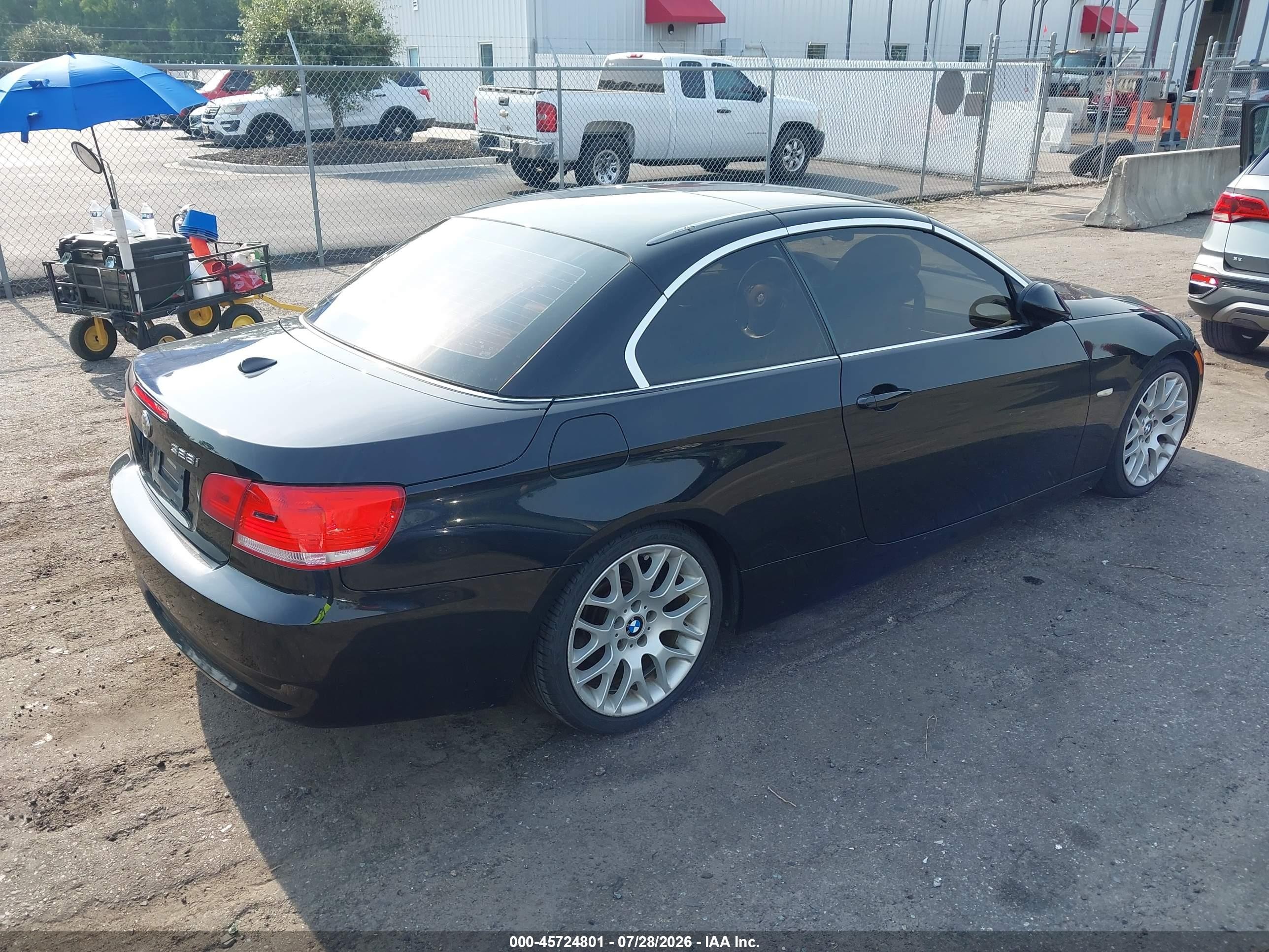 2007 Bmw 328i   Черный vin: WBAWL13567PX15491