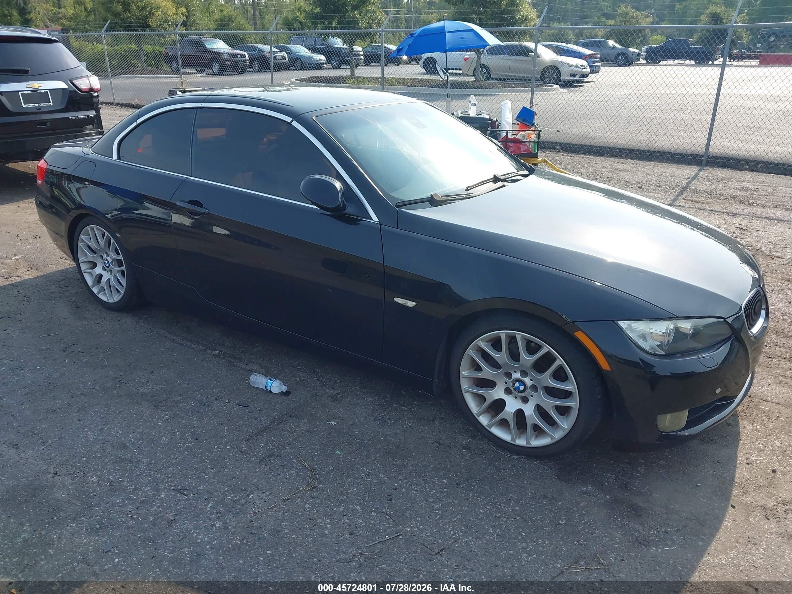 2007 Bmw 328i   Черный vin: WBAWL13567PX15491