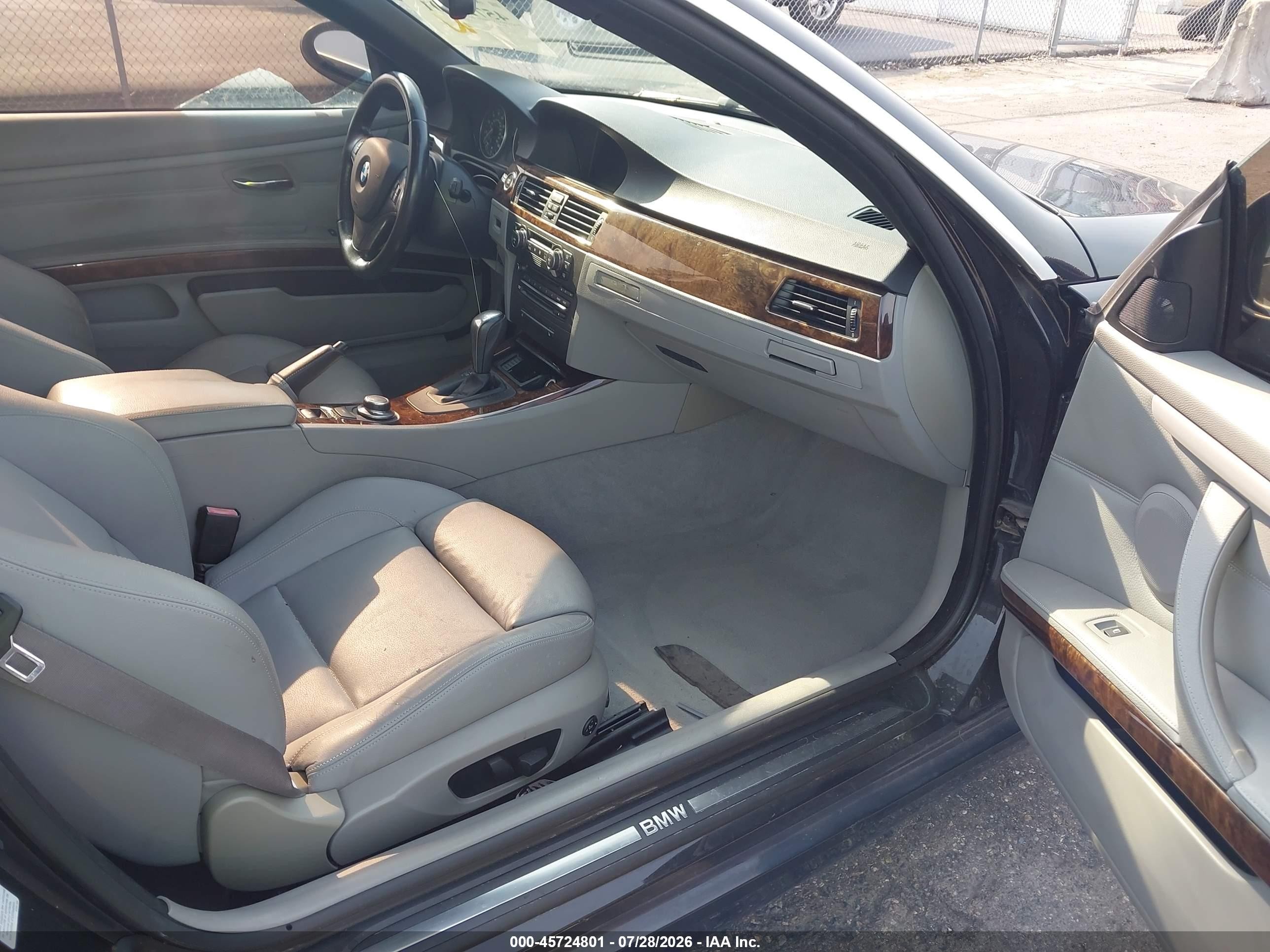 2007 Bmw 328i   Черный vin: WBAWL13567PX15491