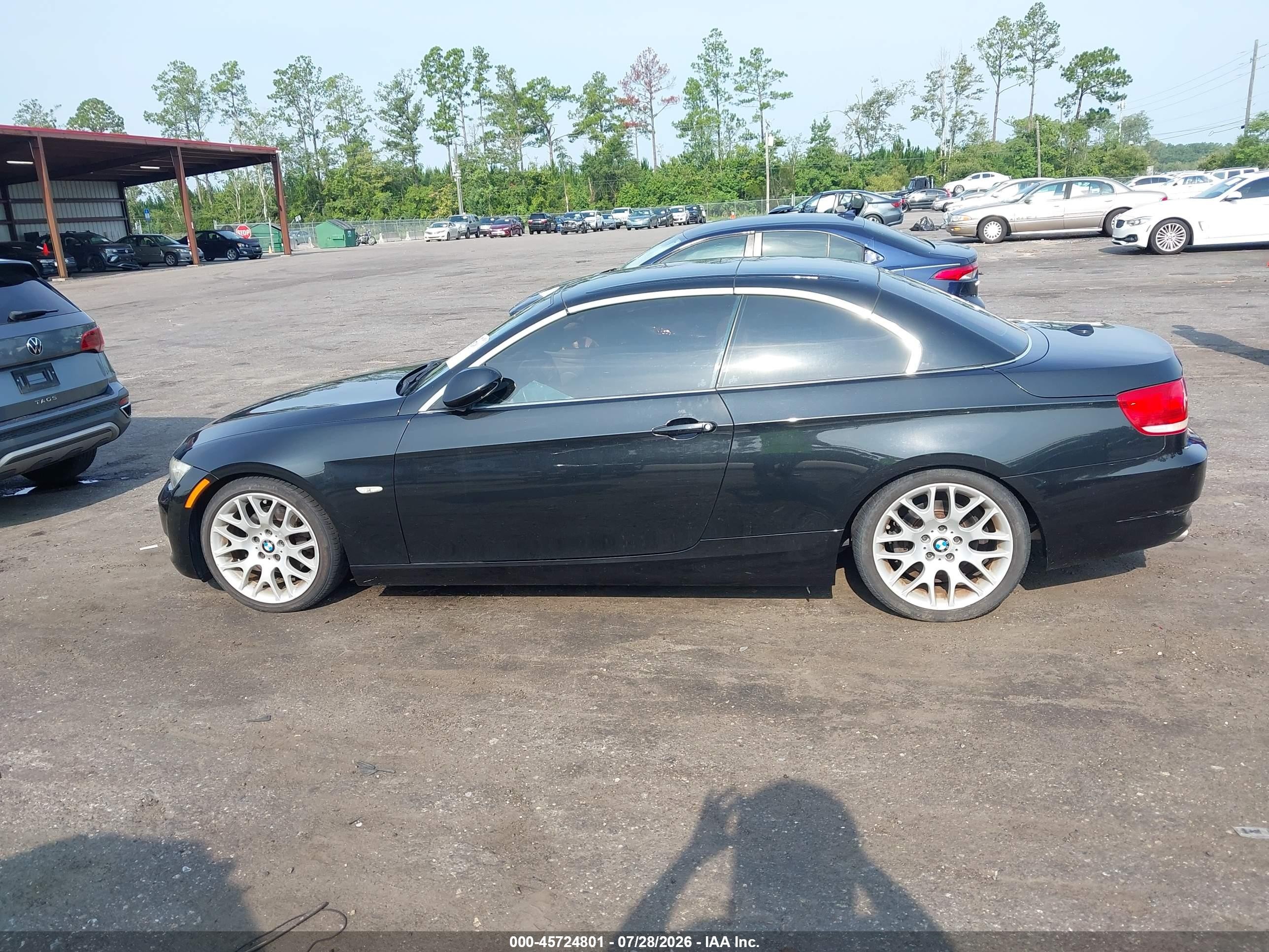 2007 Bmw 328i   Черный vin: WBAWL13567PX15491