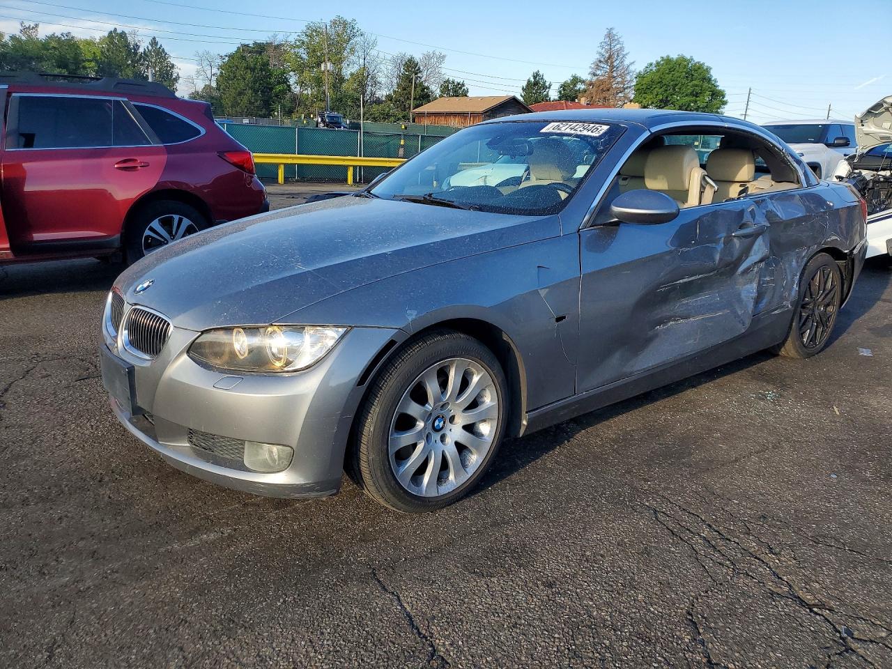 2008 Bmw 328 I Gray vin: WBAWL13578PX18451