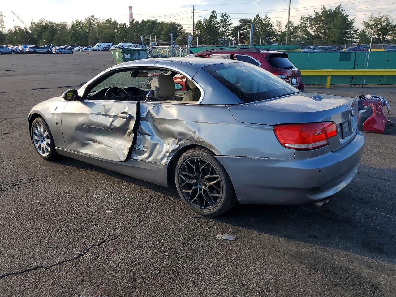 2008 Bmw 328 I Gray vin: WBAWL13578PX18451
